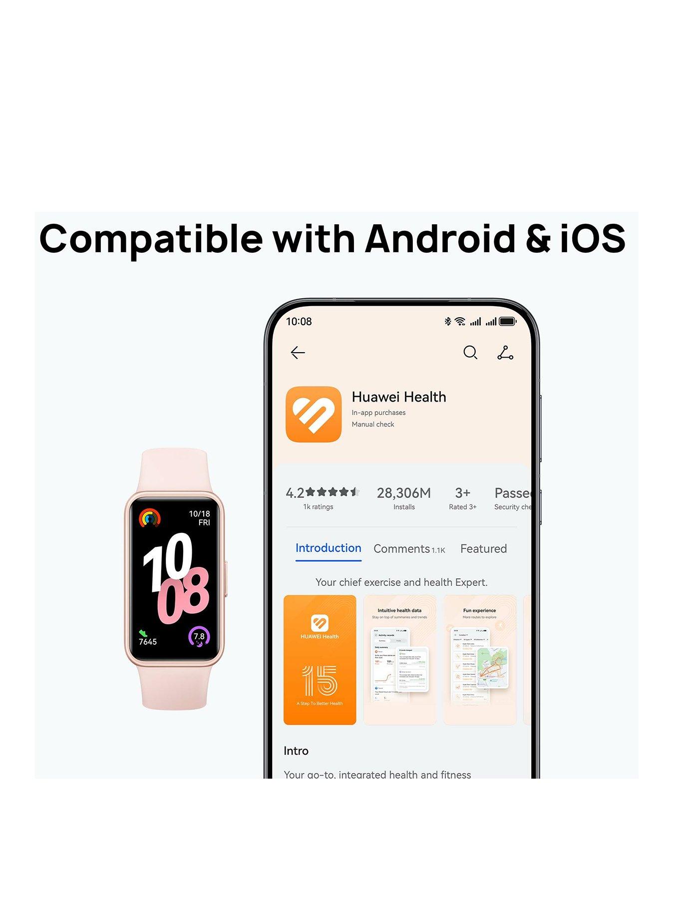 Image 2 of 7 of Huawei Huawei Band 10 - Pink