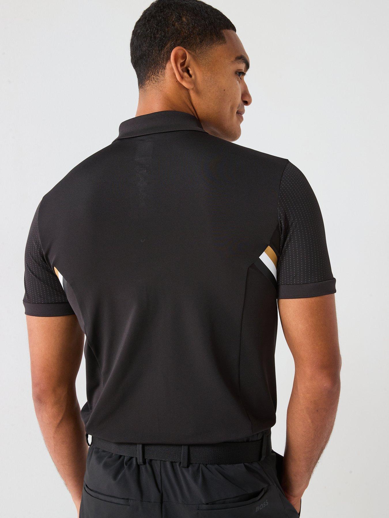 Image 2 of 4 of BOSS Mens Golf Paule Polo - Black