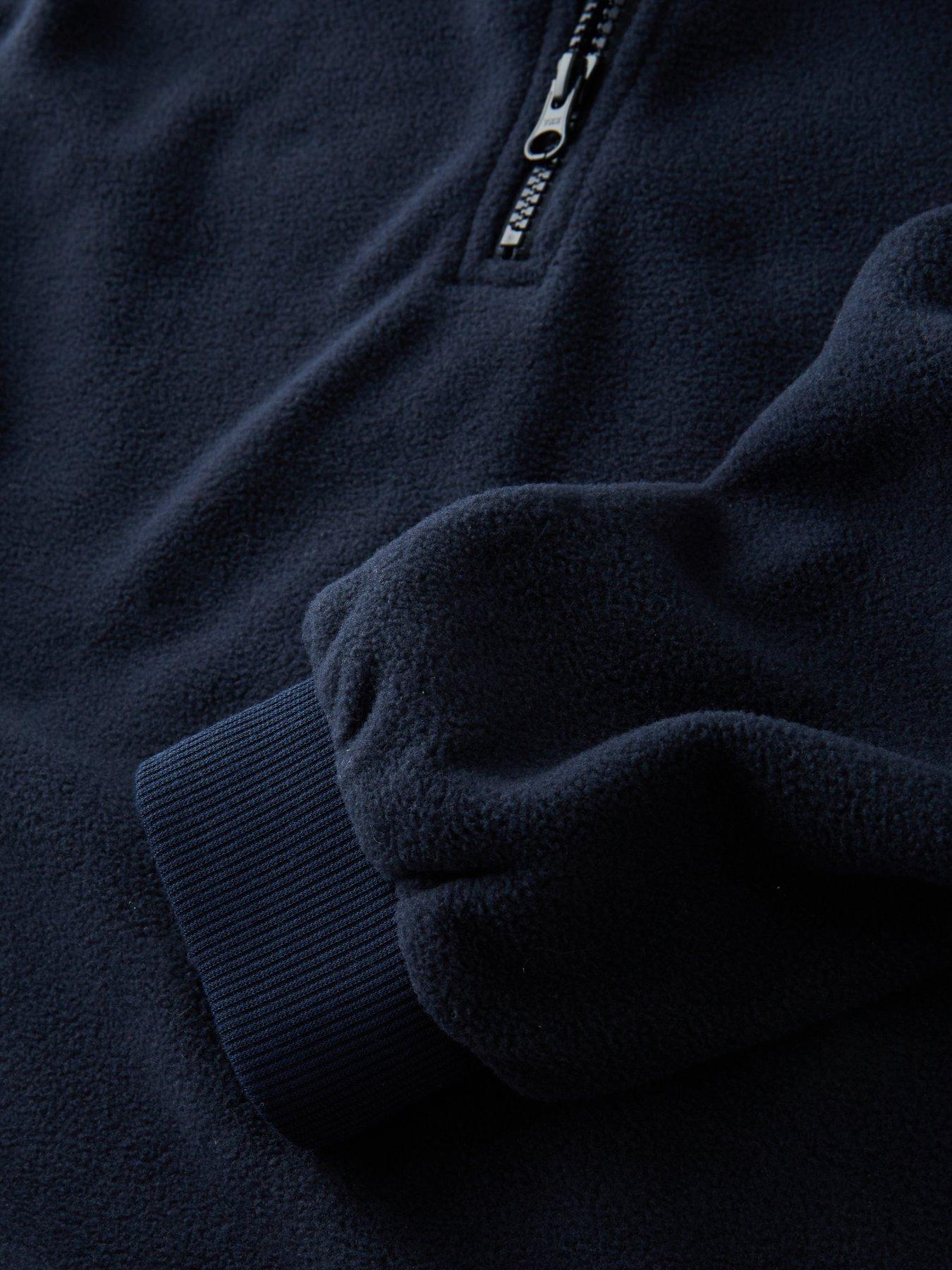 Image 4 of 5 of The Very Collection Boys Funnel Neck Half Zip Tracksuit - Navy