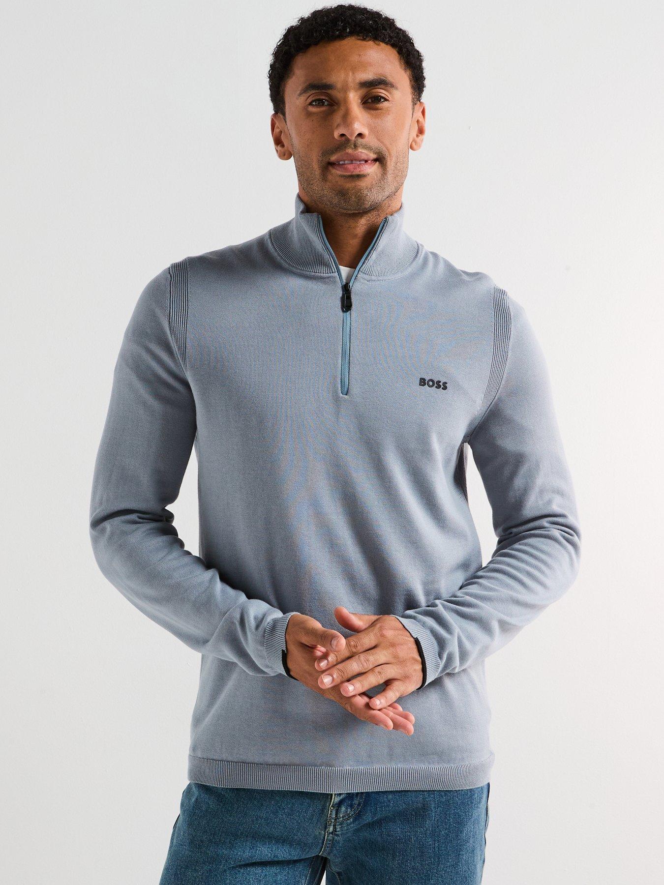 BOSS Mens Golf Mid Layer - Grey