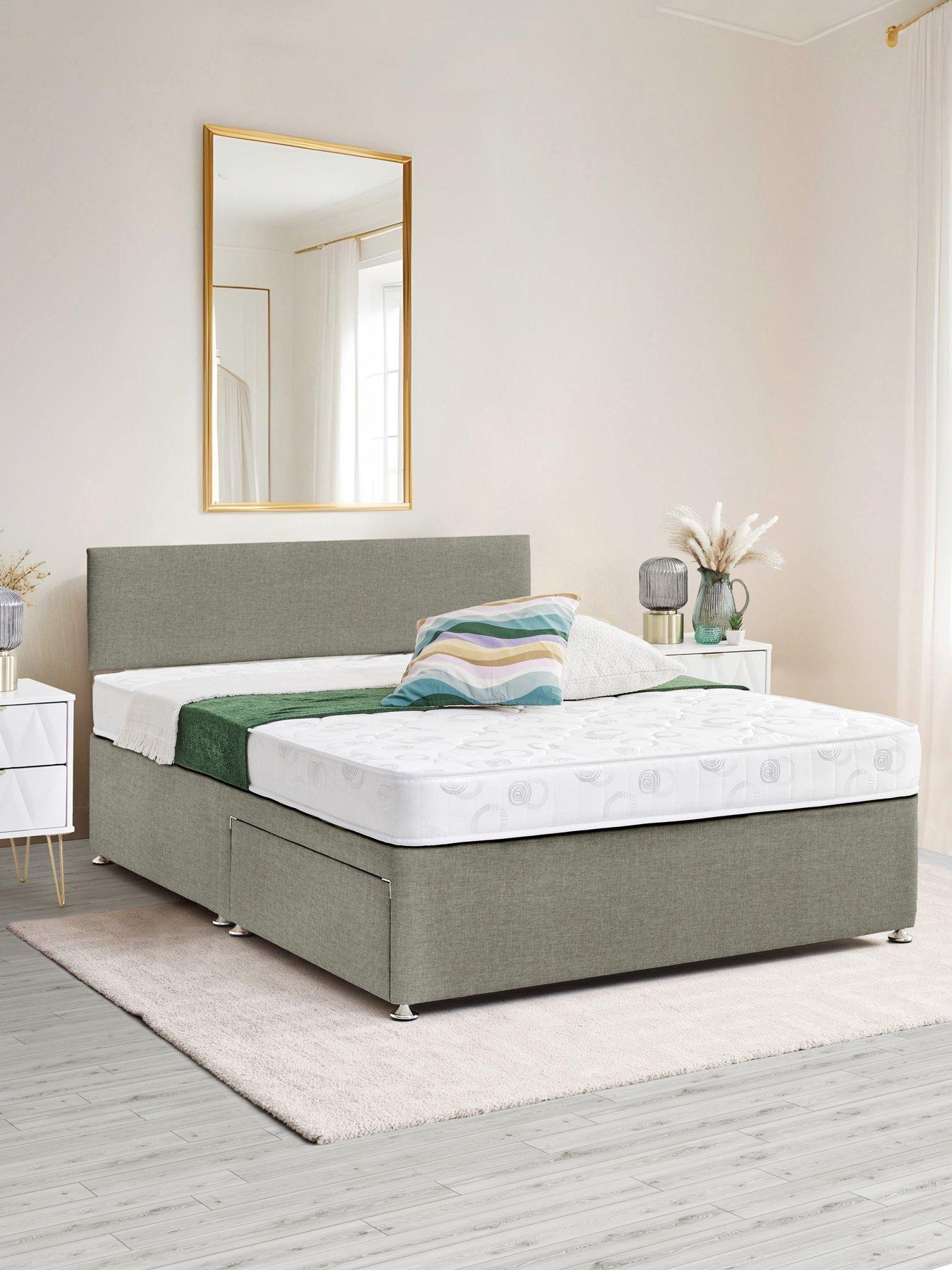 Airsprung Essential Divan Bed Base and Mattress Set - FSC® Certified