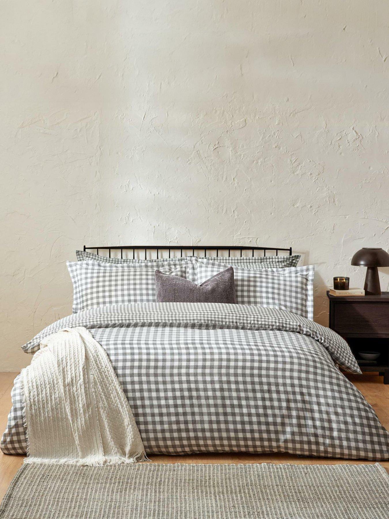 undefined Barton Duvet Cover and Pillowcase Set - Grey