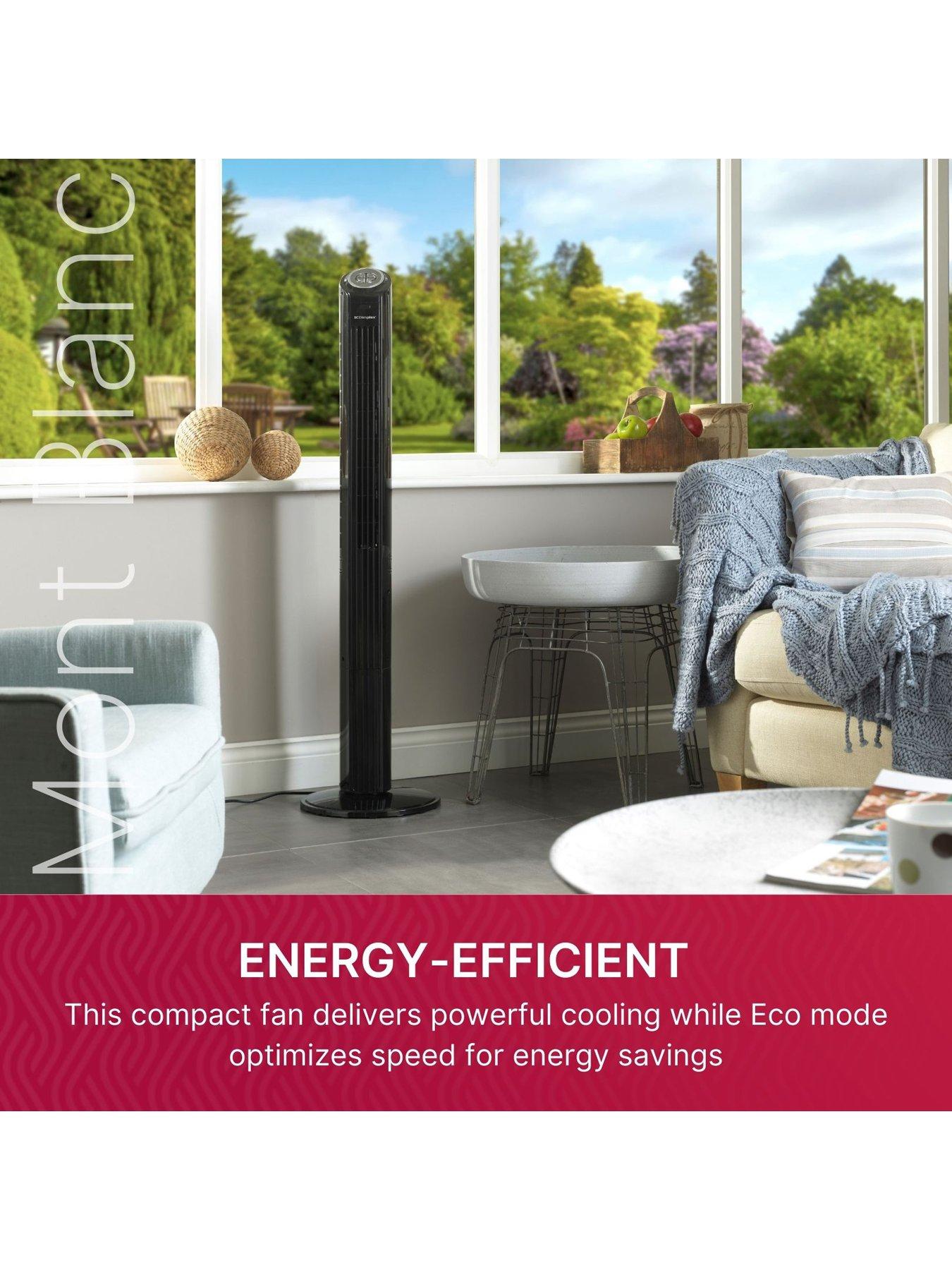Image 2 of 8 of Dimplex Black Tower Fan