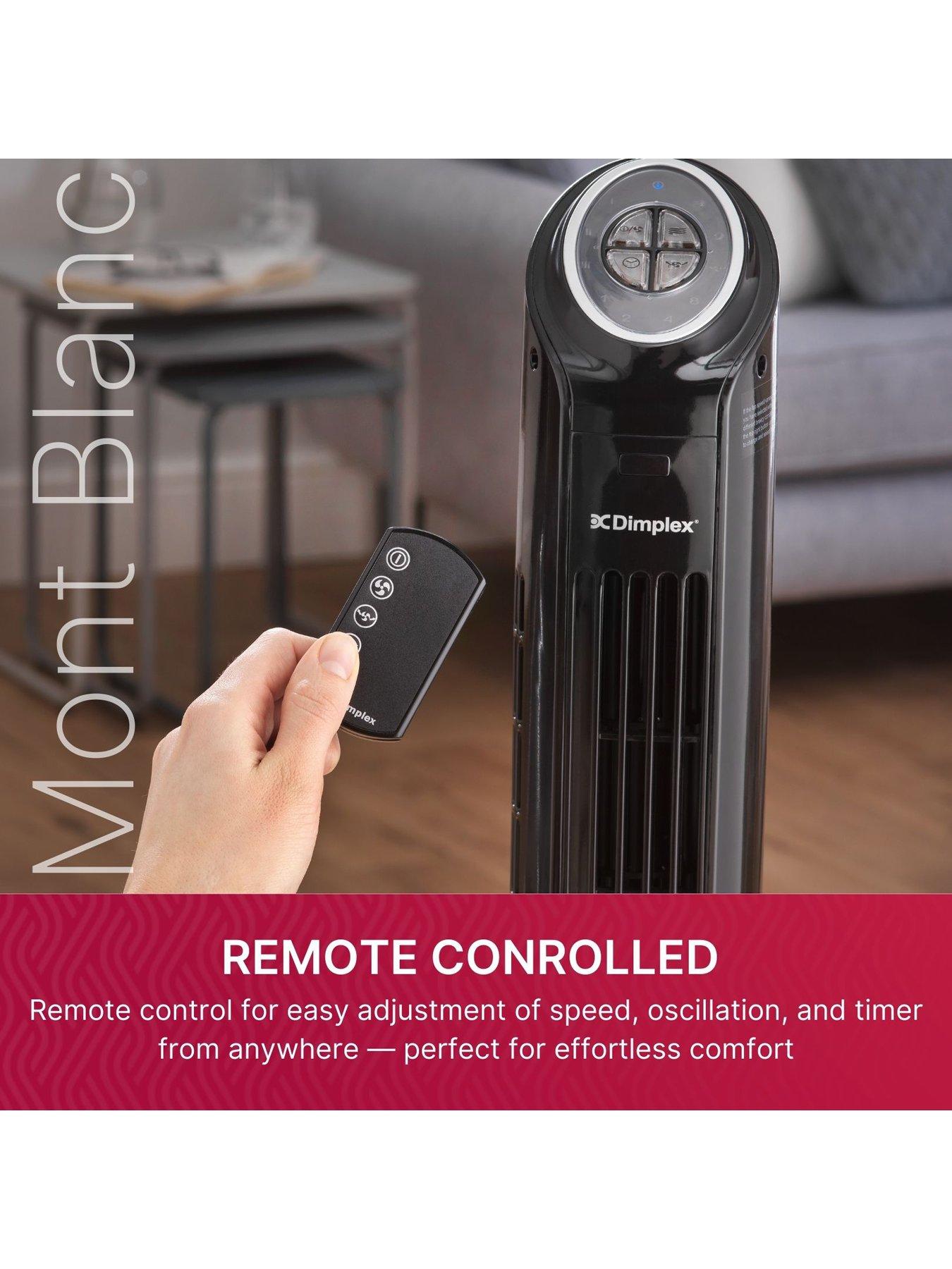Image 6 of 8 of Dimplex Black Tower Fan