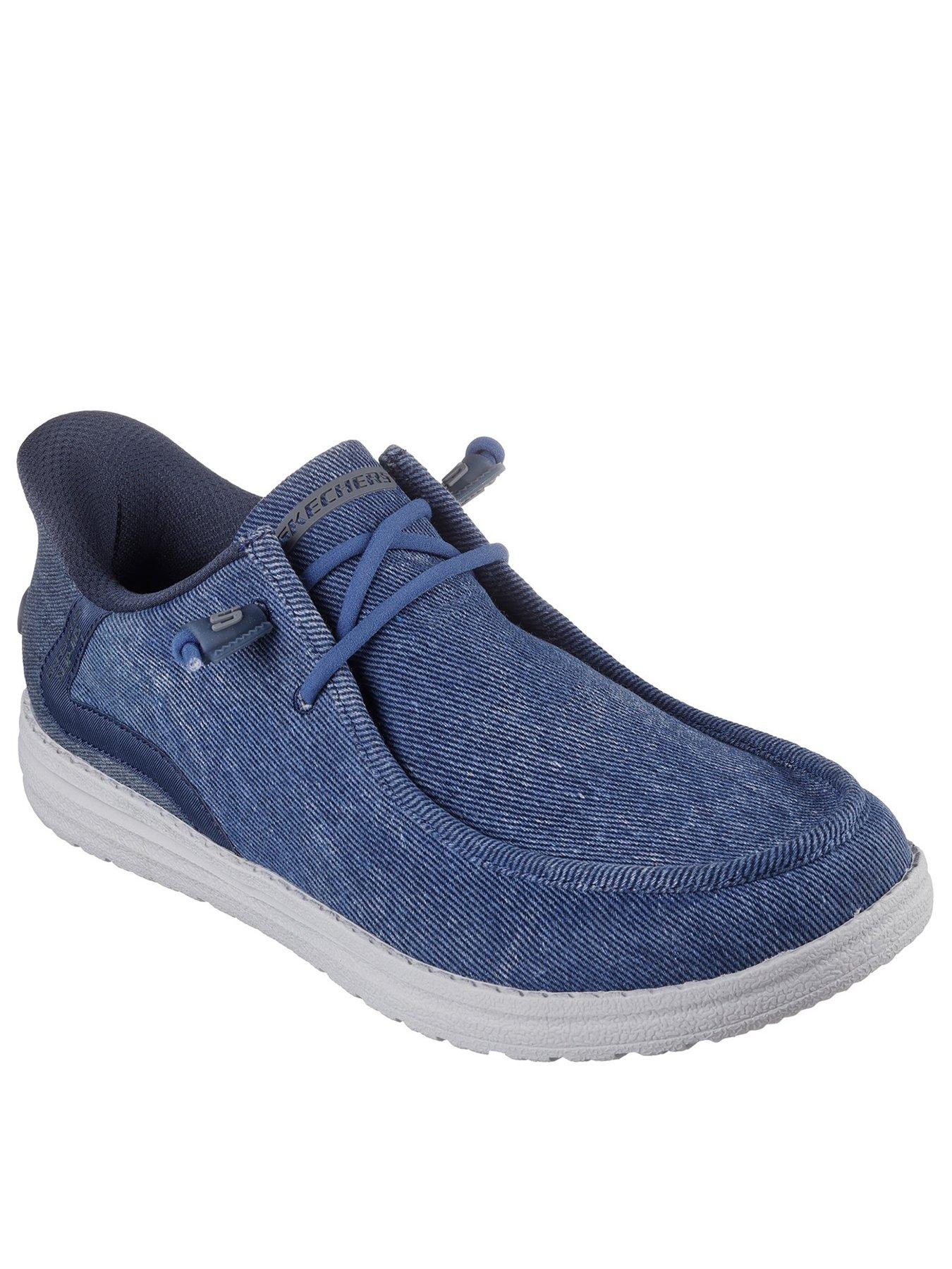 Image 2 of 5 of Skechers Skechers Melson Coronado Casual Slip On Shoes-light Blue