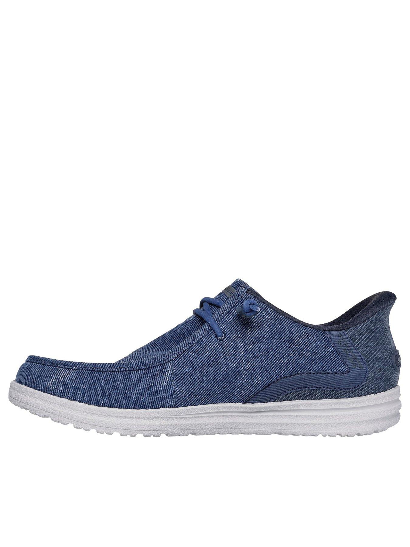 Image 3 of 5 of Skechers Skechers Melson Coronado Casual Slip On Shoes-light Blue