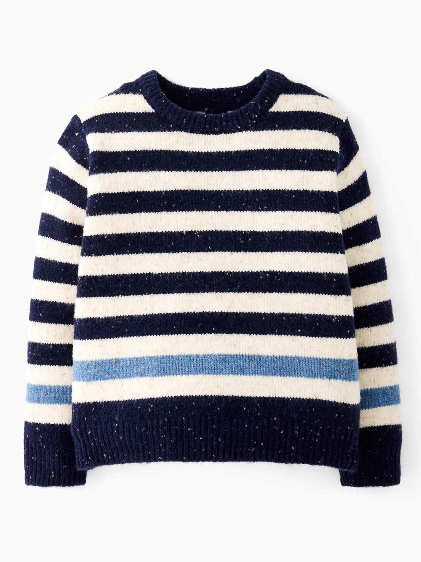 Image 1 of 4 of Mini V by Very Boys Striped Knitted Jumper - Multi