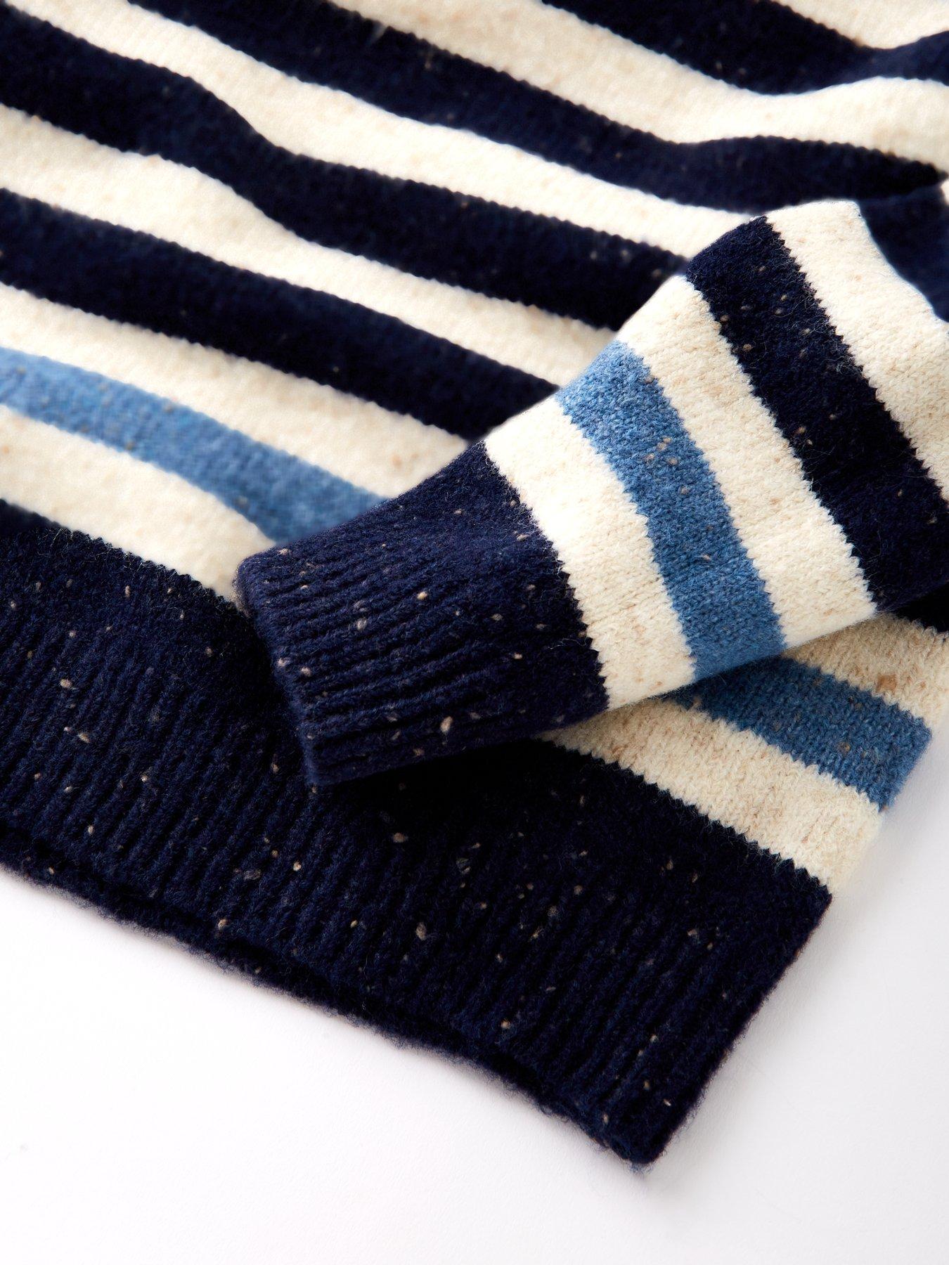 Image 3 of 4 of Mini V by Very Boys Striped Knitted Jumper - Multi