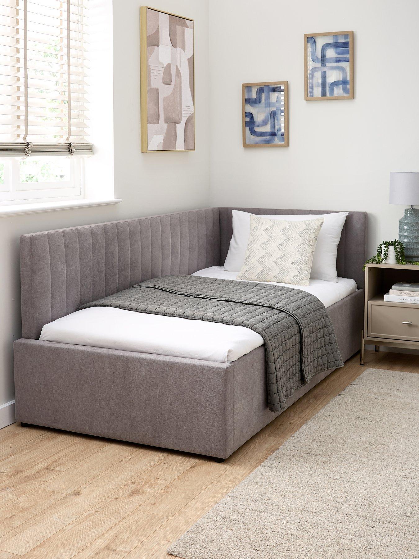 Very Home Cabo Connect Day Bed with Mattress Options (Buy  &  SAVE!) - Grey