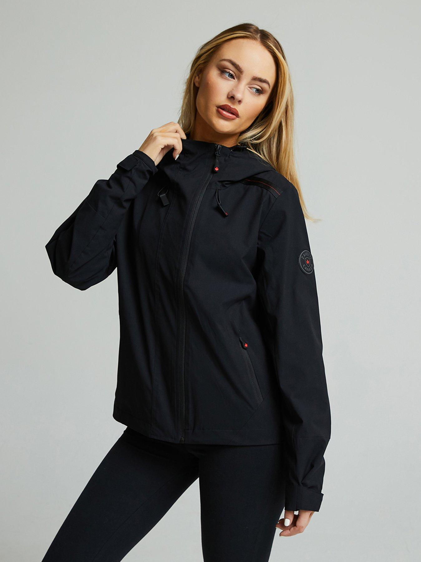 Zavetti Canada Cascella Boxy Lightweight Crop Jacket - Black