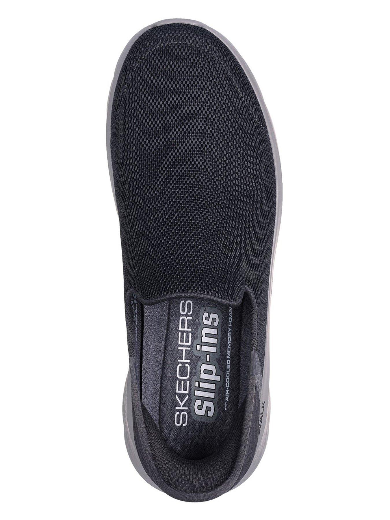 Image 4 of 5 of Skechers Skechers Slip- Ins Go Walk Flex Trainers-dark Grey