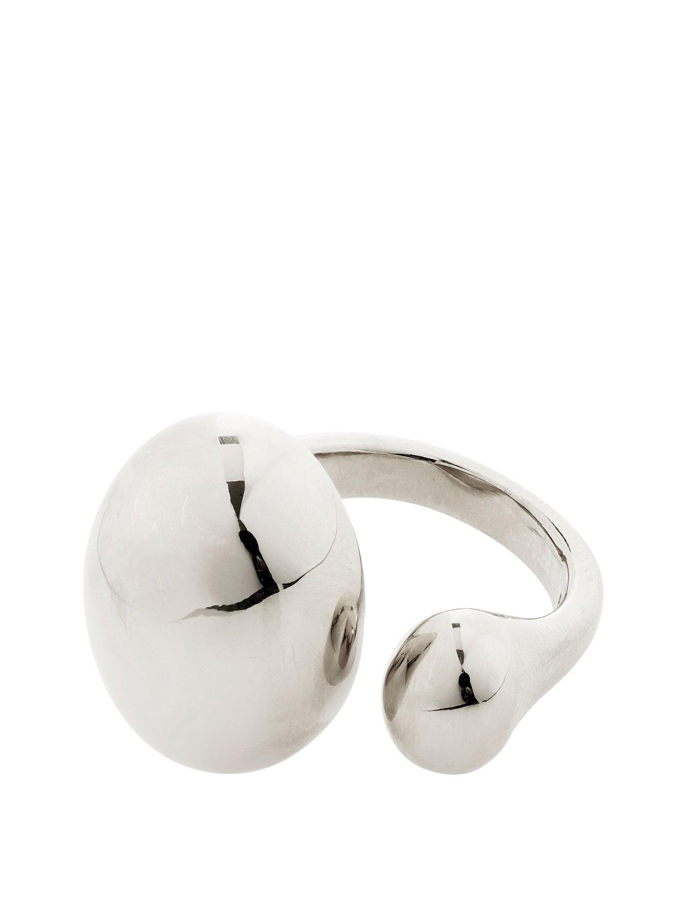 undefined ALVIN ring silver-plated
