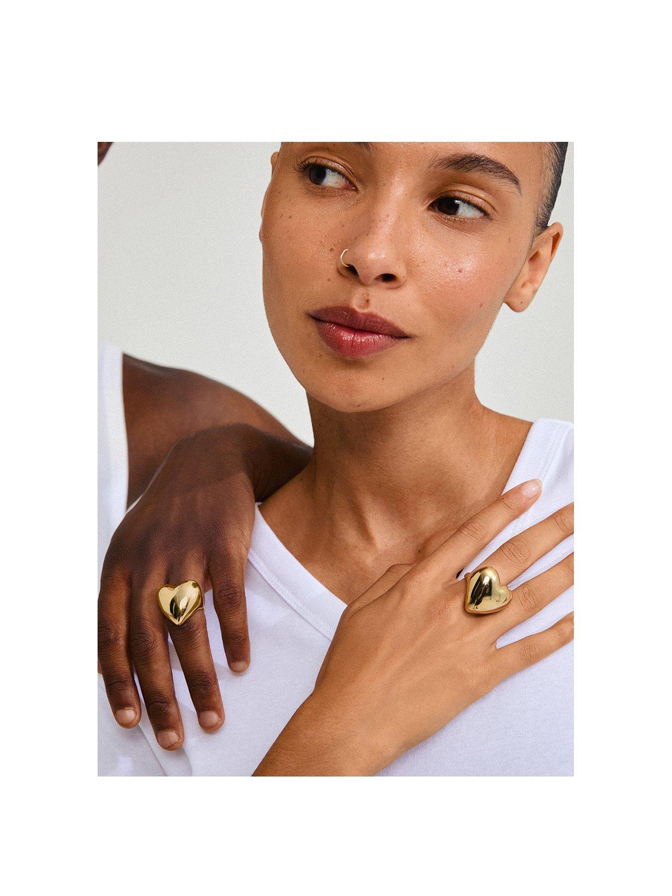 Image 2 of 3 of Pilgrim ANNEMETTE ring gold-plated