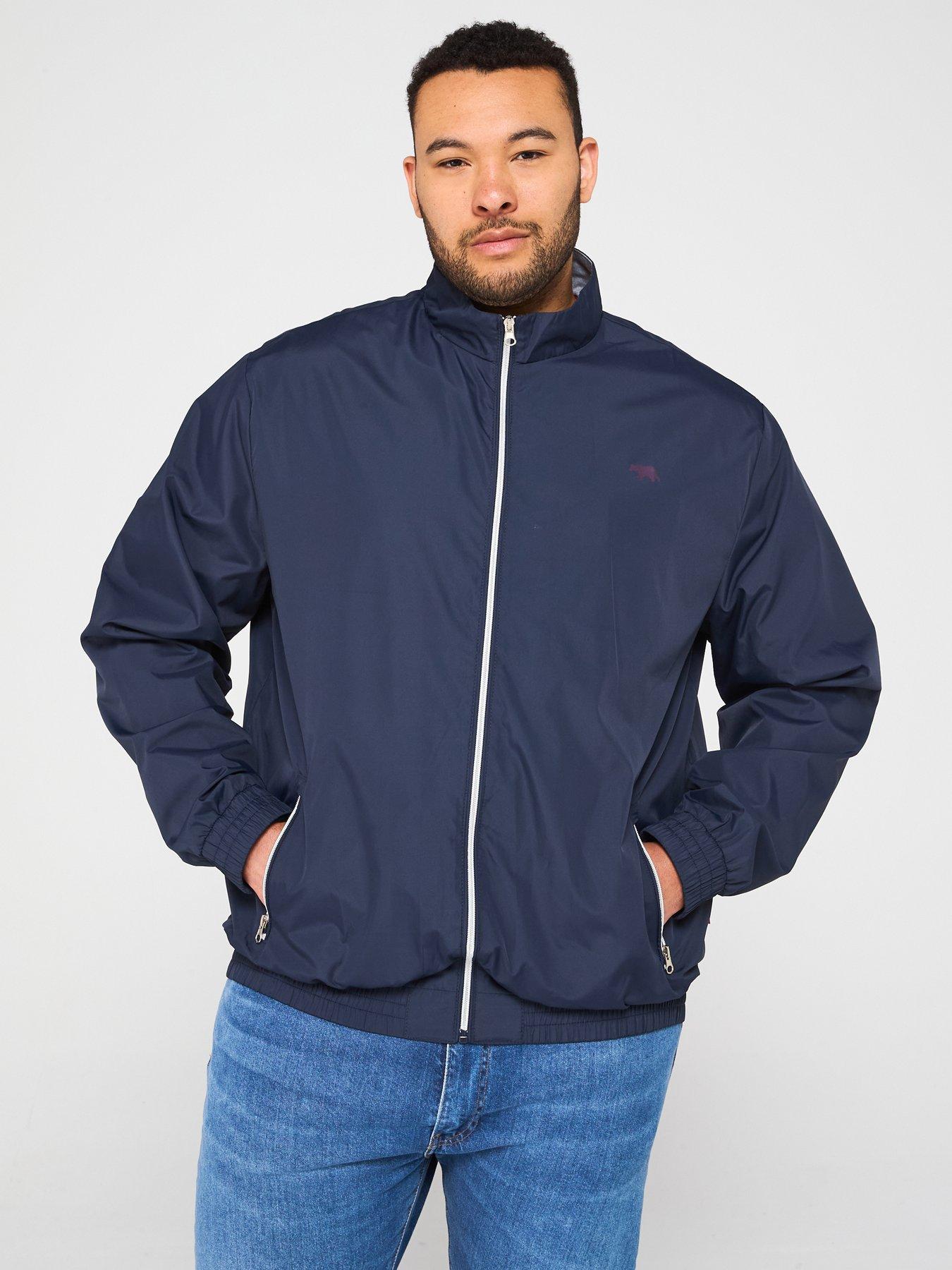 undefined Lightweight Zip Through Jacket With Zip Pockets - Navy