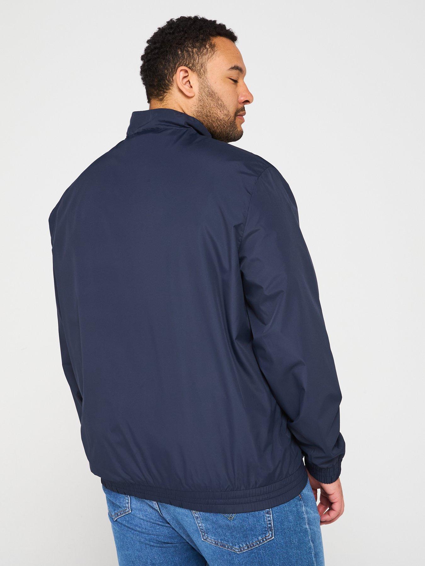 Image 2 of 4 of D555 Lightweight Zip Through Jacket With Zip Pockets - Navy
