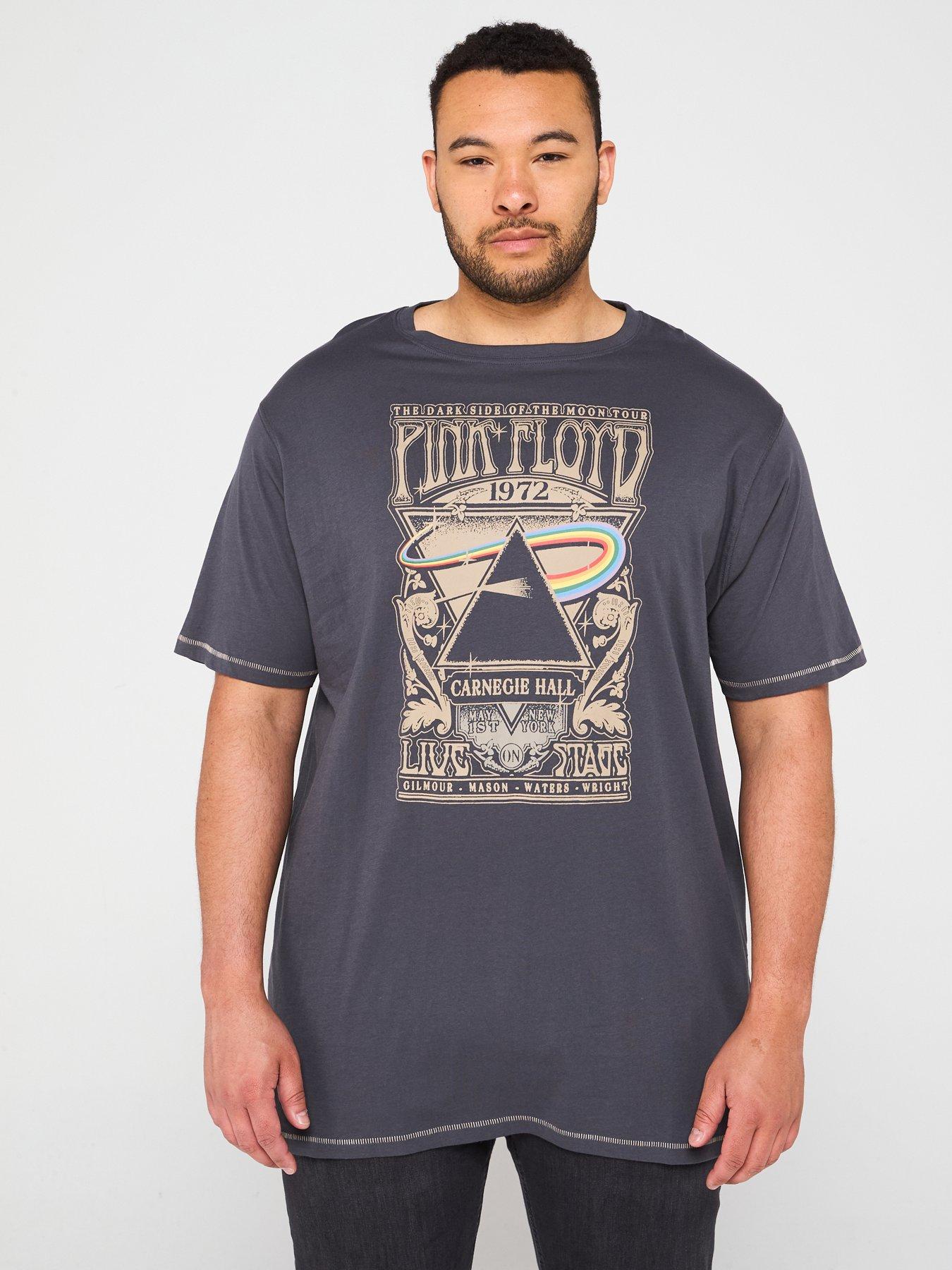 Image 1 of 4 of D555 Official Pink Floyd Graphic T-Shirt - Dark Grey