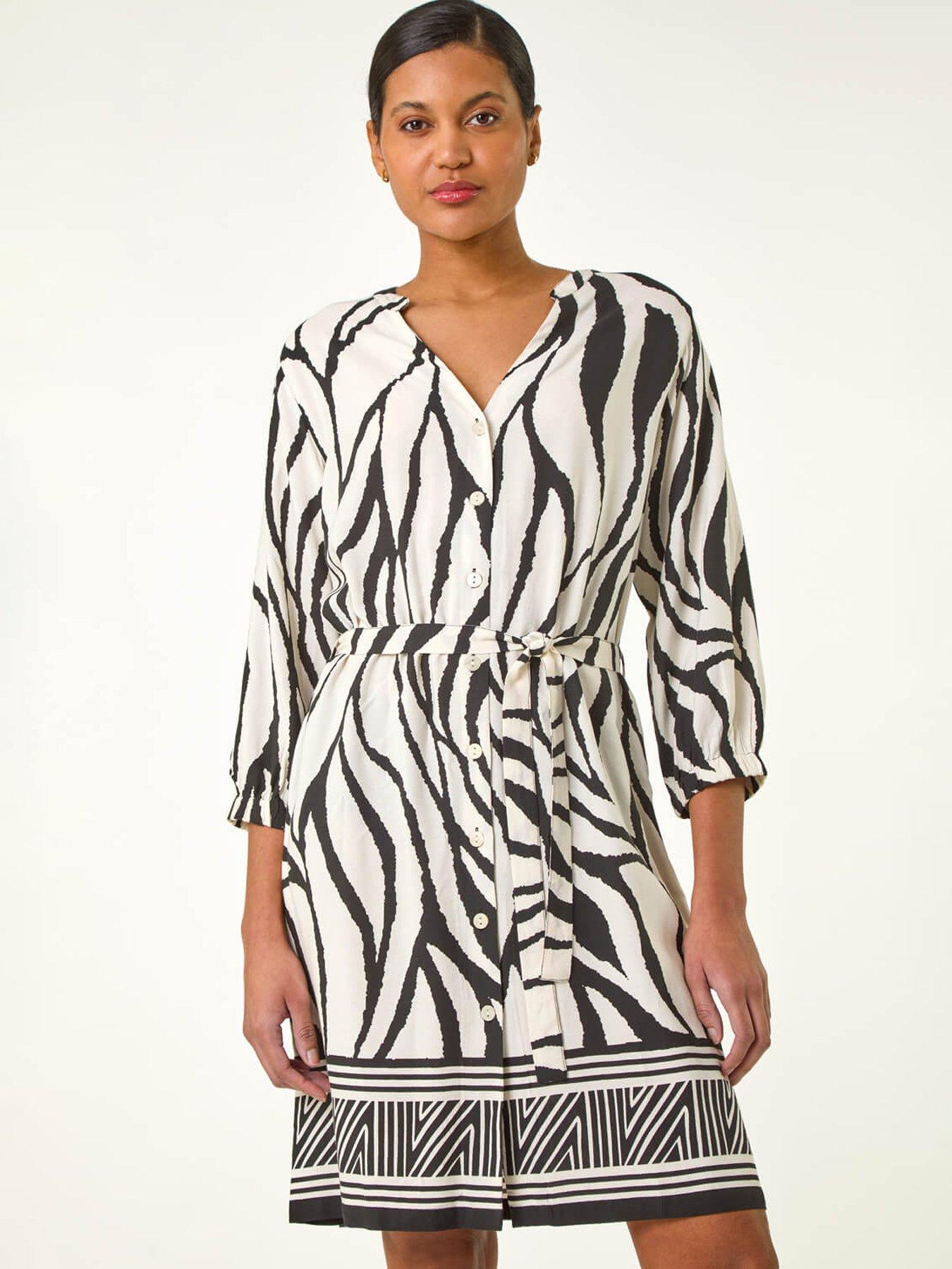 roman-abstract-border-tie-shirt-dress-ivoryback
