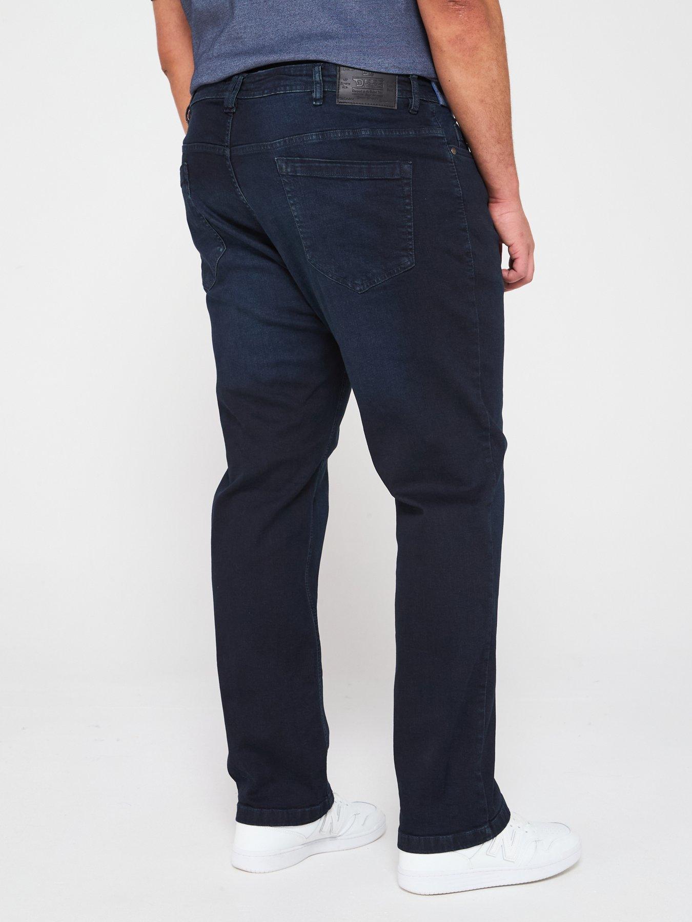 d555-tapered-fit-stretch-jeans-bluestillFront