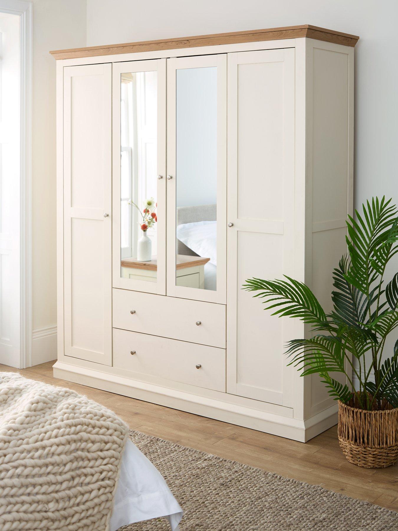 the-very-collection-hanna-4-door-2-drawernbspmirrored-combi-wardrobe