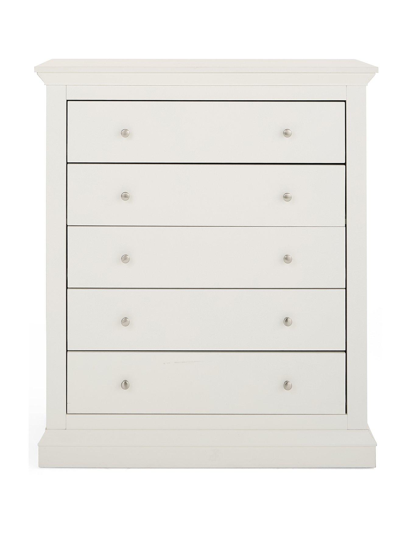 Image 2 of 7 of The Very Collection Hanna 5 Drawer Chest - White