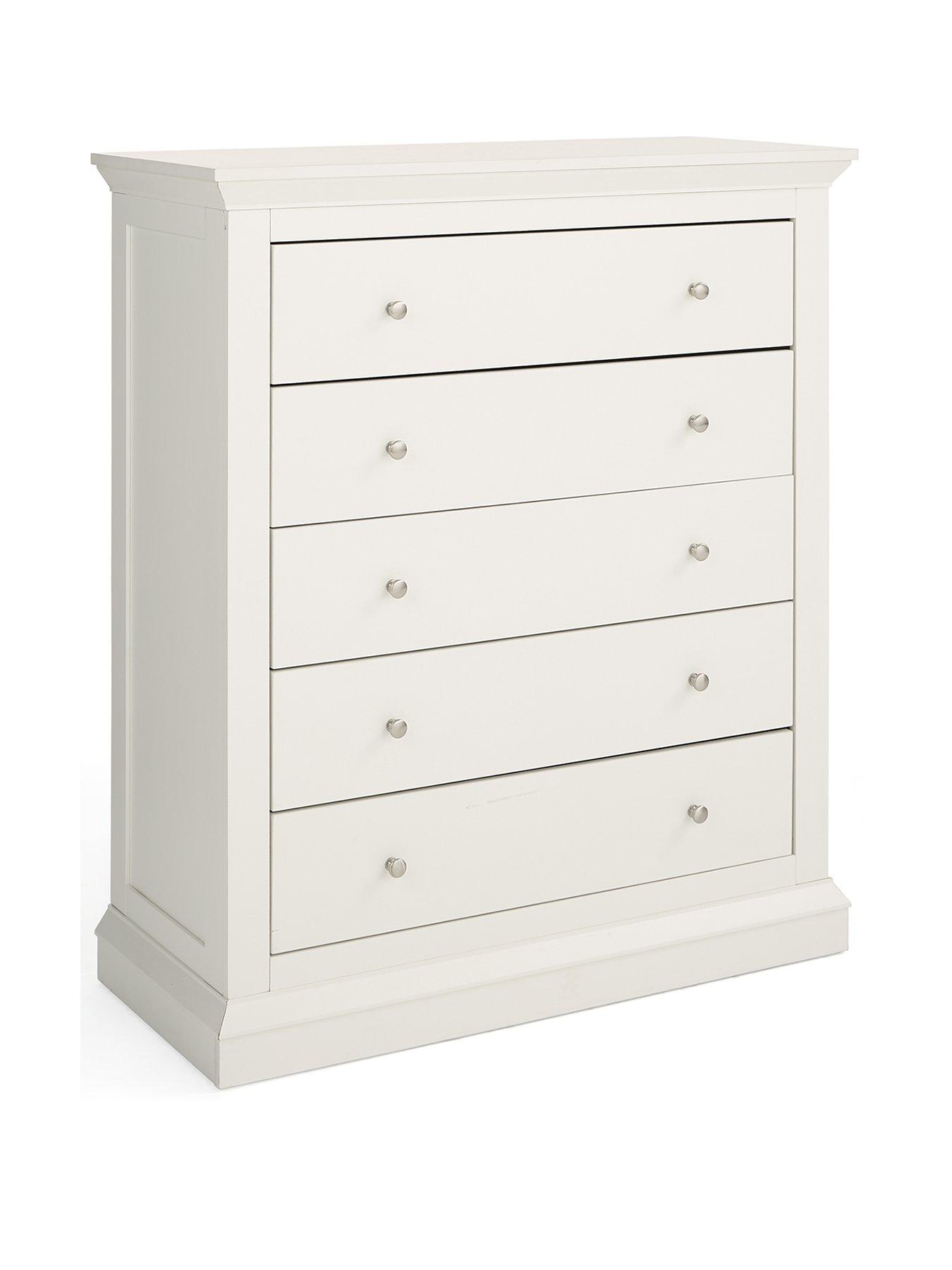 Image 3 of 7 of The Very Collection Hanna 5 Drawer Chest - White
