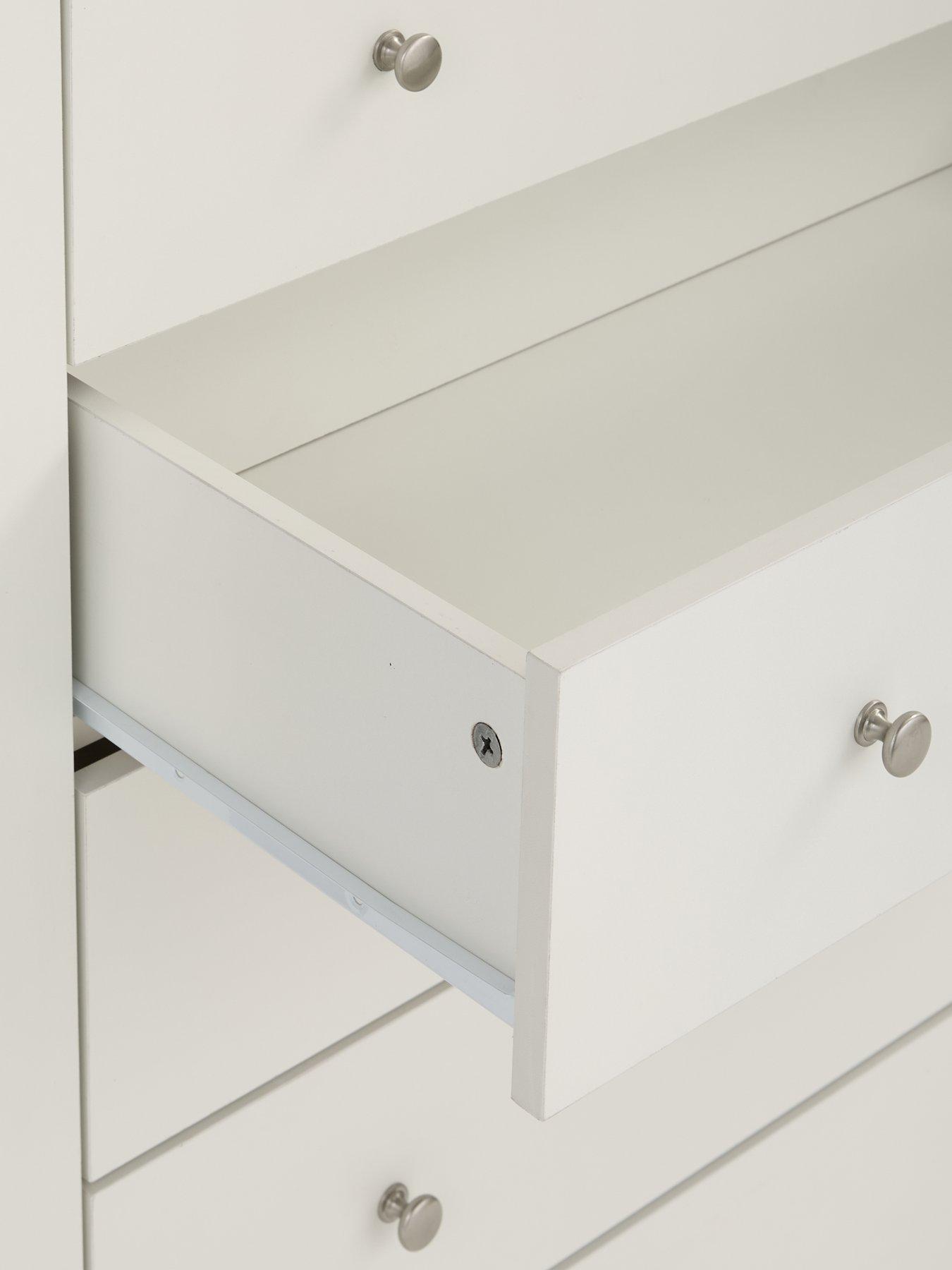 Image 7 of 7 of The Very Collection Hanna 5 Drawer Chest - White