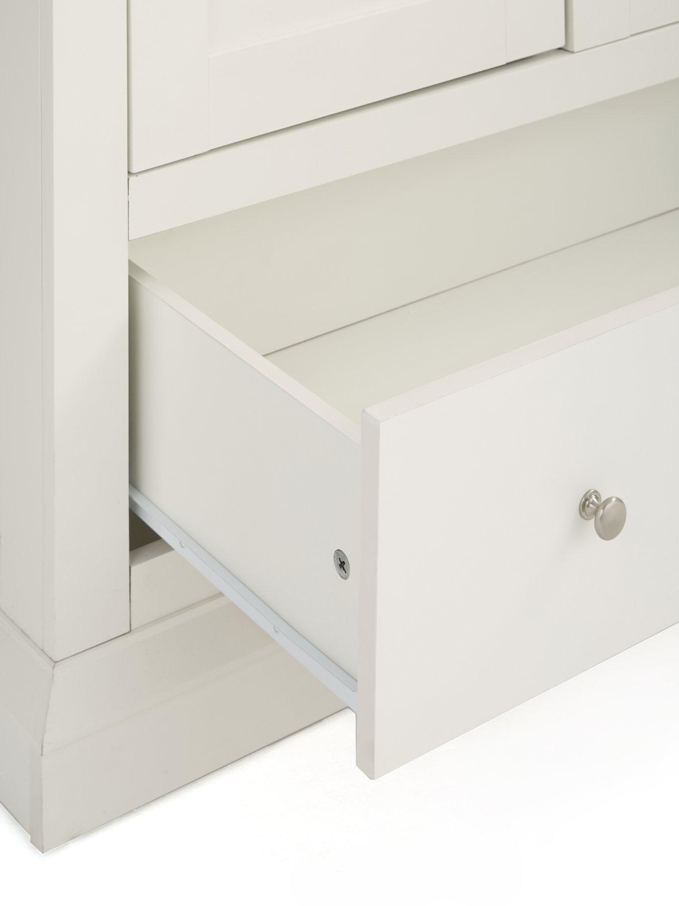 Image 7 of 7 of The Very Collection Hanna 2 Door 1 Drawer Wardrobe - White
