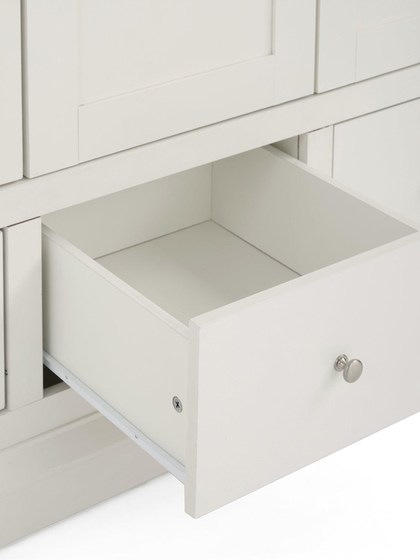 Image 7 of 7 of The Very Collection Hanna 3 Door, 3 Drawer Wardrobe - White