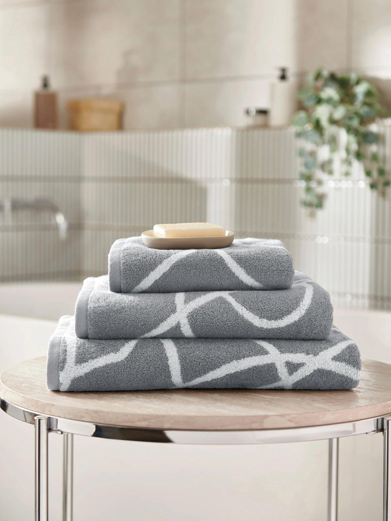 undefined Pablo 100% Cotton Towel Collection - Charcoal