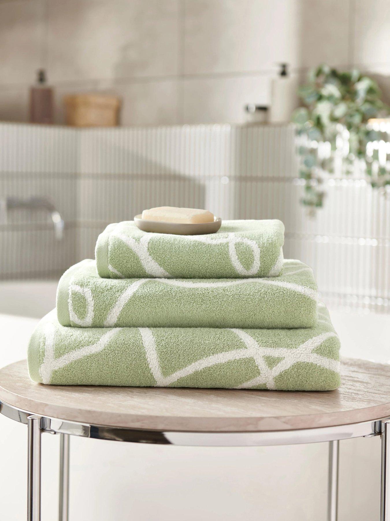 Copenhagen Home Pablo 100% Cotton Towel Collection - Sage Green