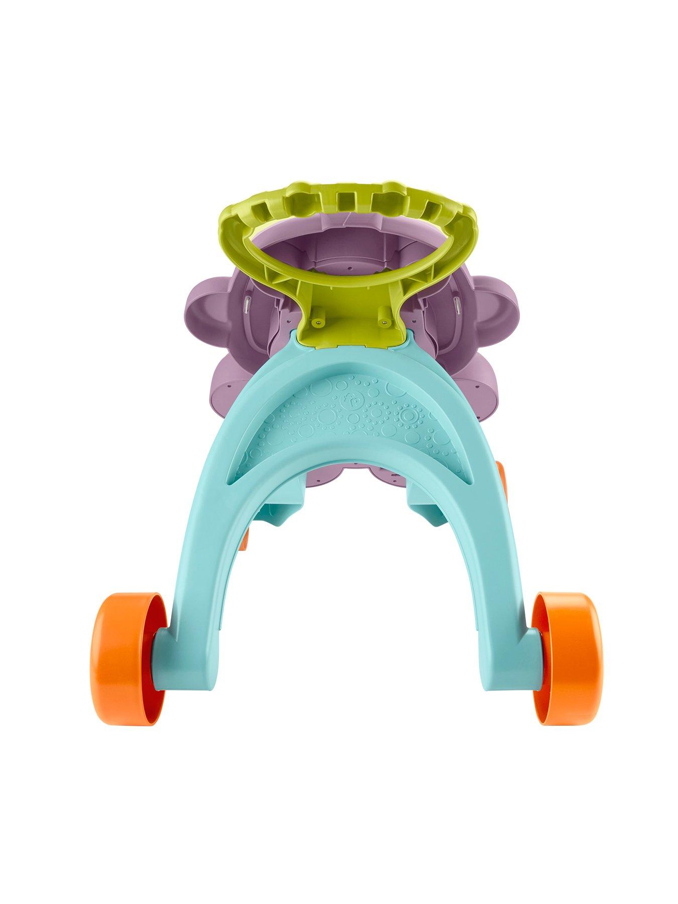 Image 6 of 7 of Fisher-Price Fisher-Price Learn With Me Purple Monkey Walker Baby Learning Toy with Music &amp; Lights