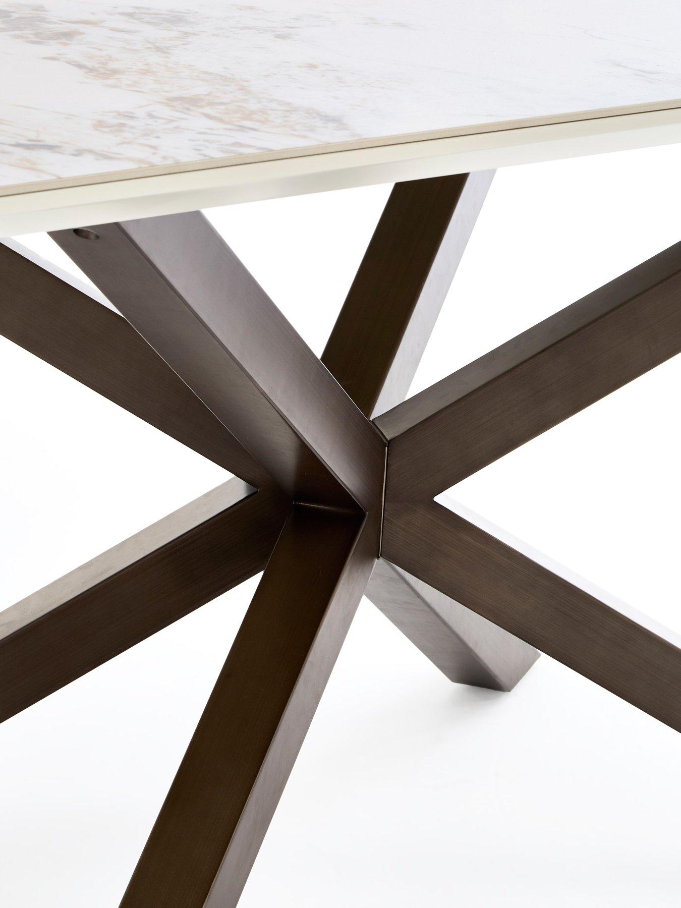 Image 7 of 7 of The Very Collection Valetta Dining Table &amp; Bench Dining Set - FSC&reg; Certified