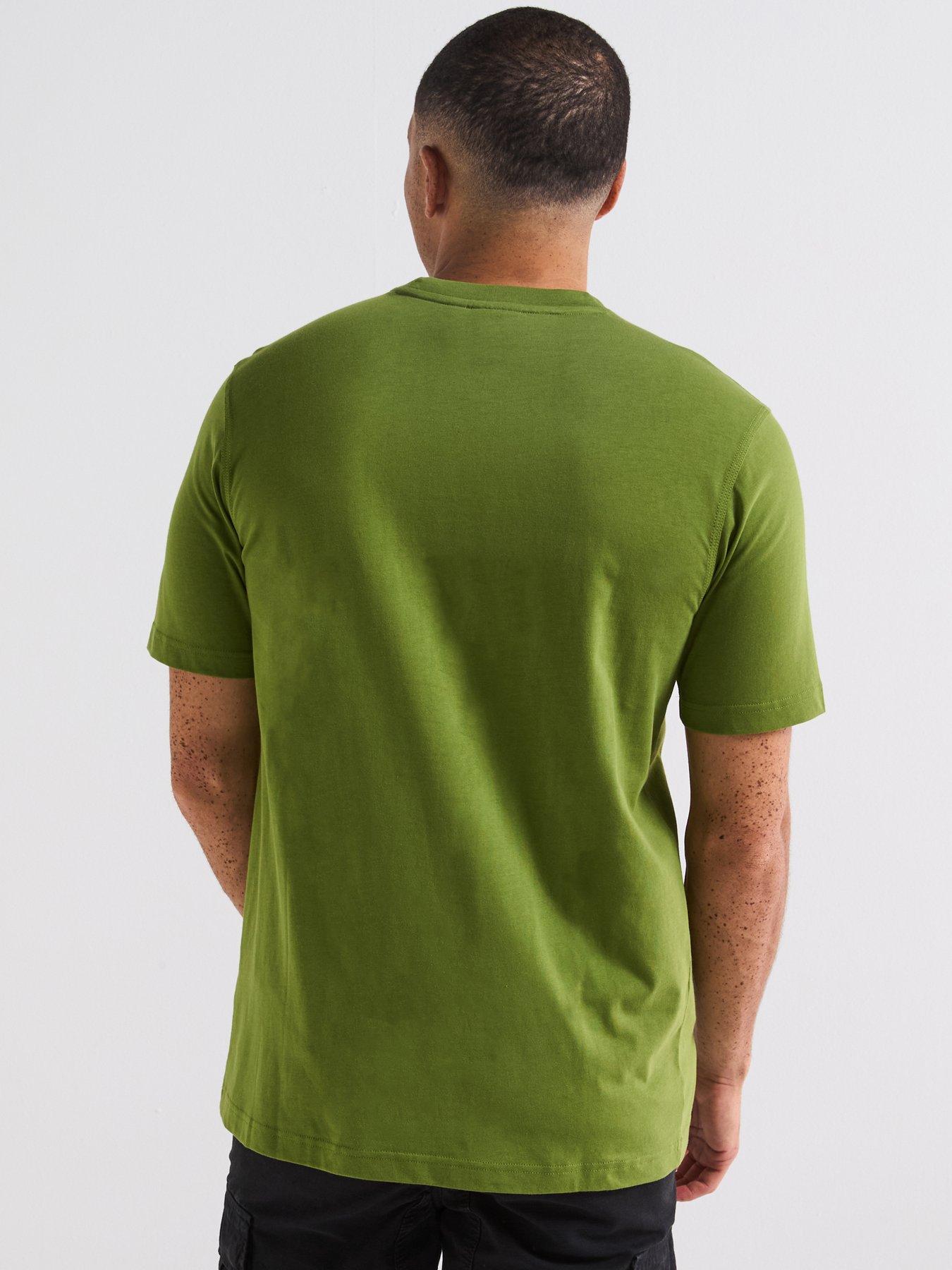 adidas-originals-mens-trefoil-essentials-t-shirt-greenstillFront