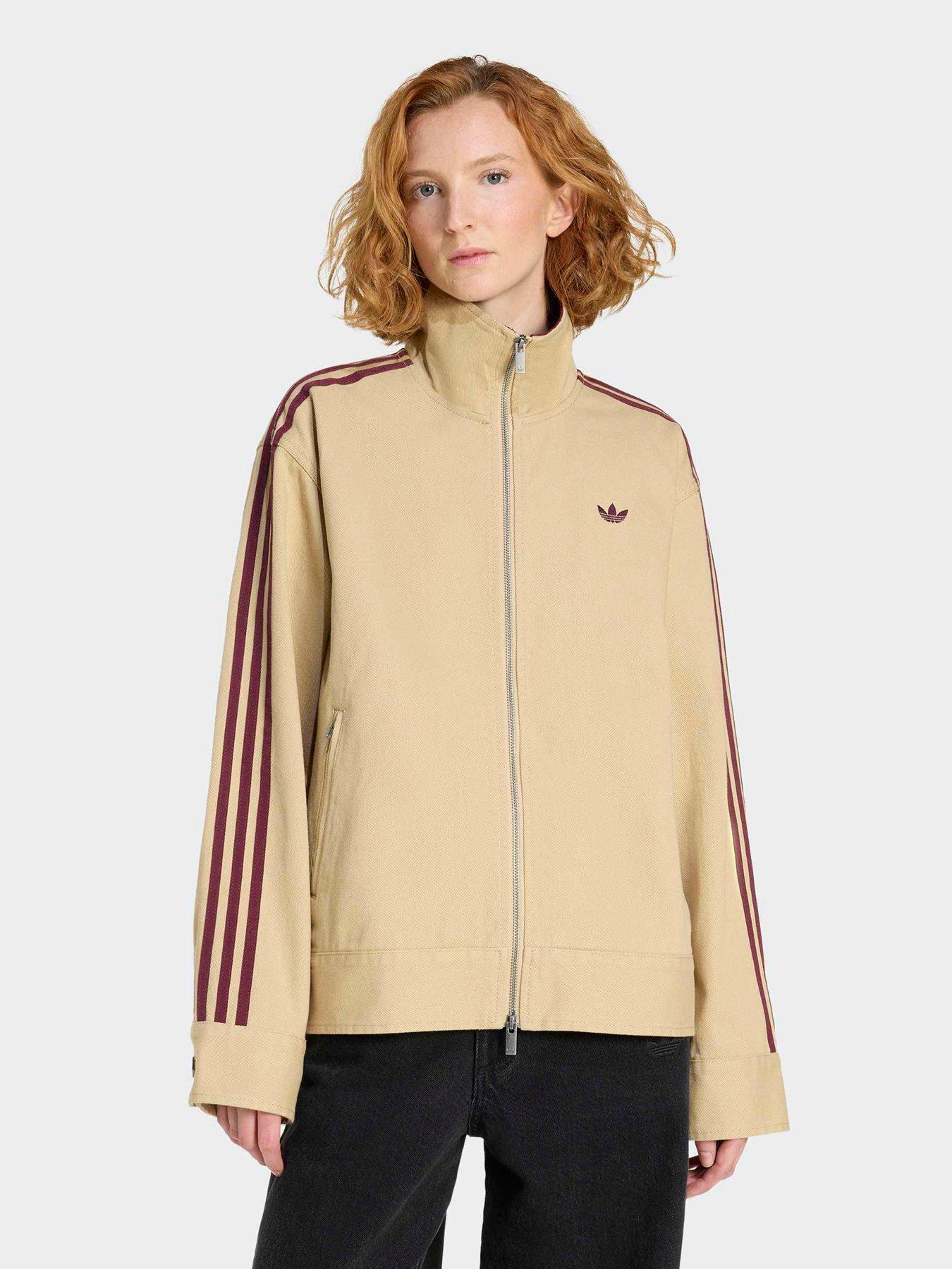adidas Originals Womens Twill Firebird Jacket - Khaki