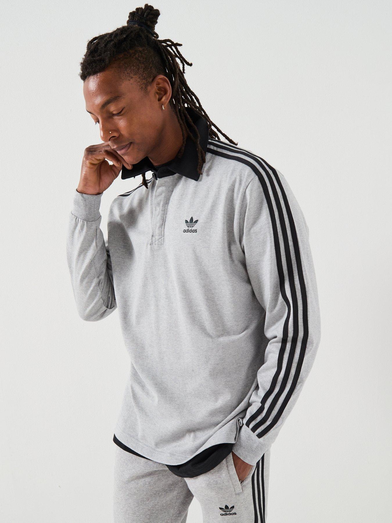 adidas-originals-mens-adicolor-rugby-polo-shirt-greyfront