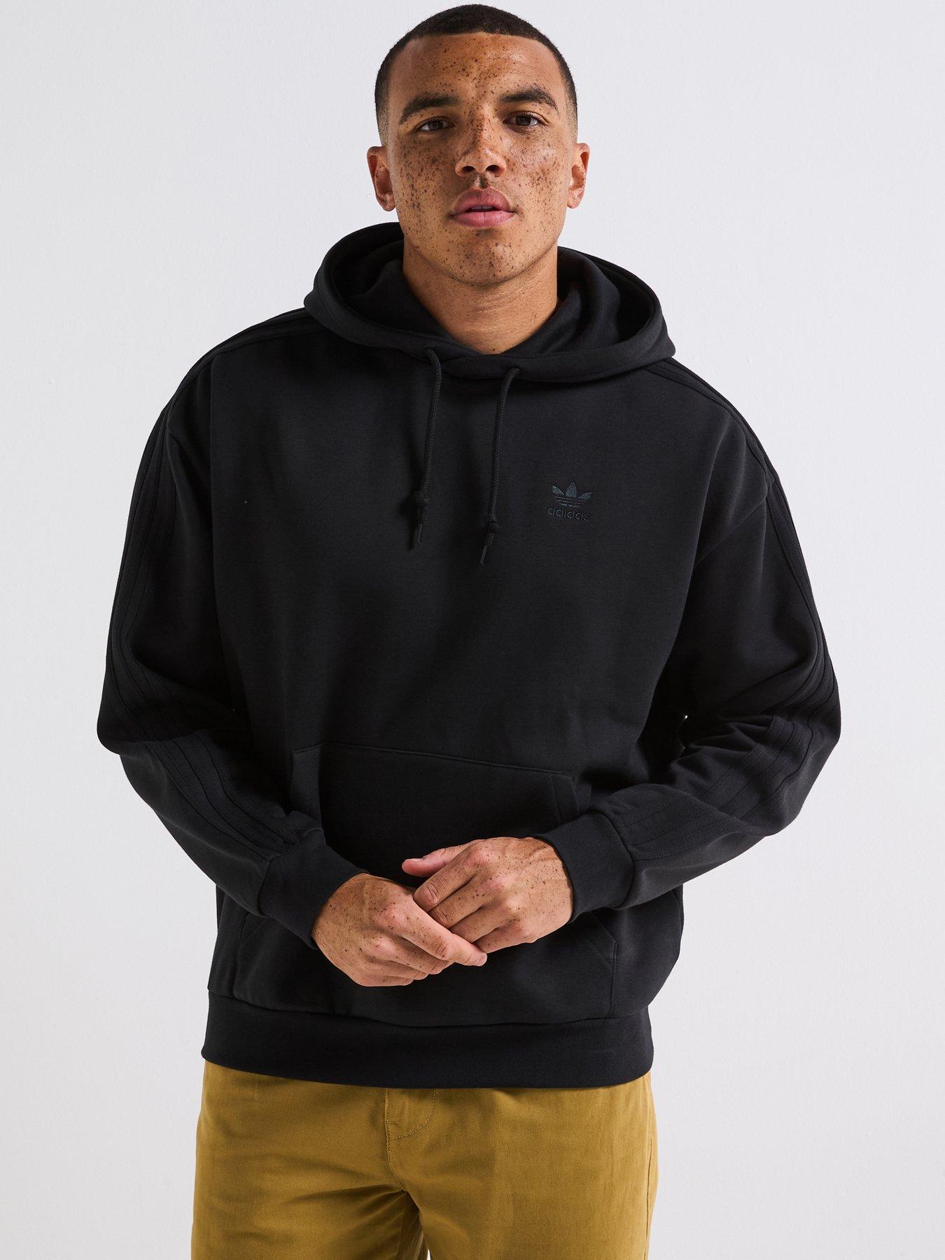 adidas Originals Men's Adicolor Baggy Fit Hoodie - Black