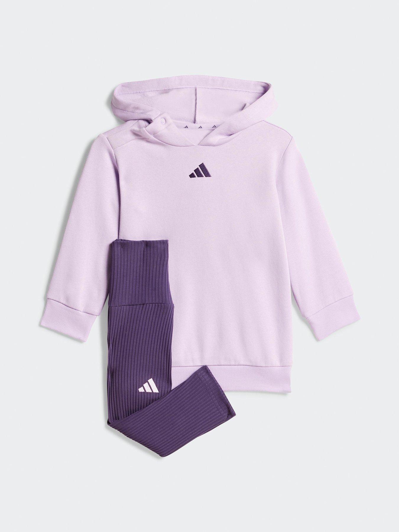 adidas Sportswear Infant Unisex Hoodied Tracksuit - Purple