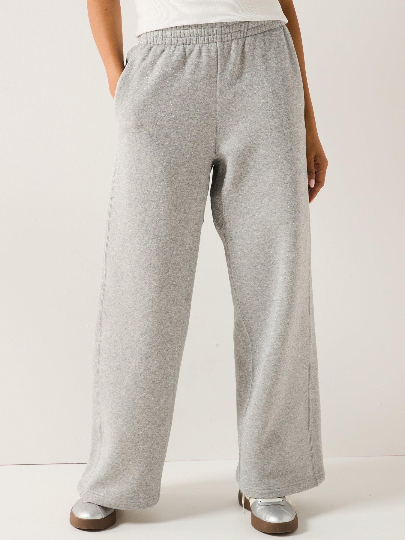 adidas Sportswear Women's All Szn Glitter Fleece Pants - Grey
