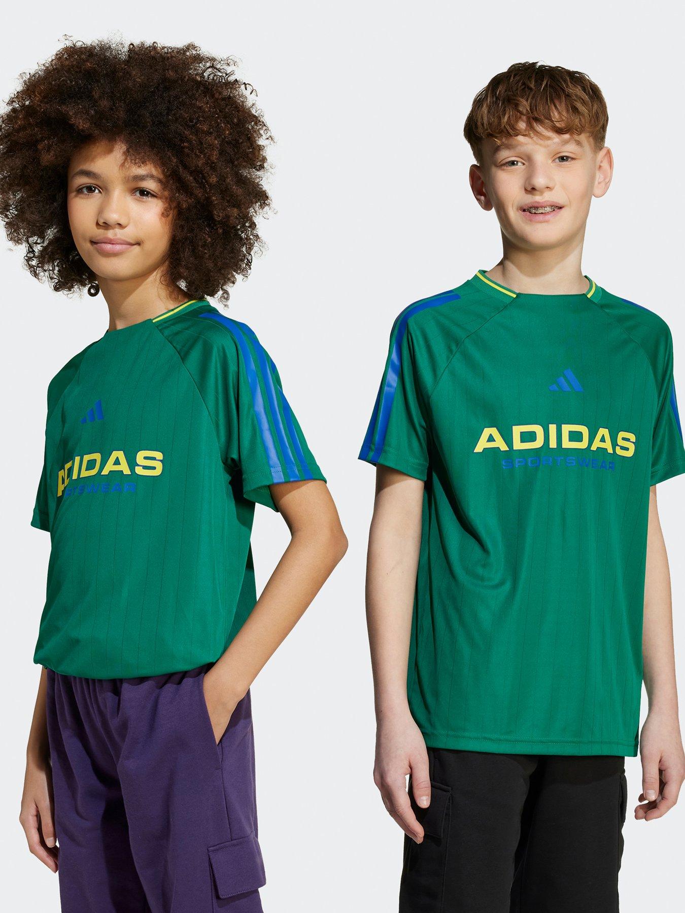 Adidas Sportswear Junior Boys House Of Trio T-Shirt- Green