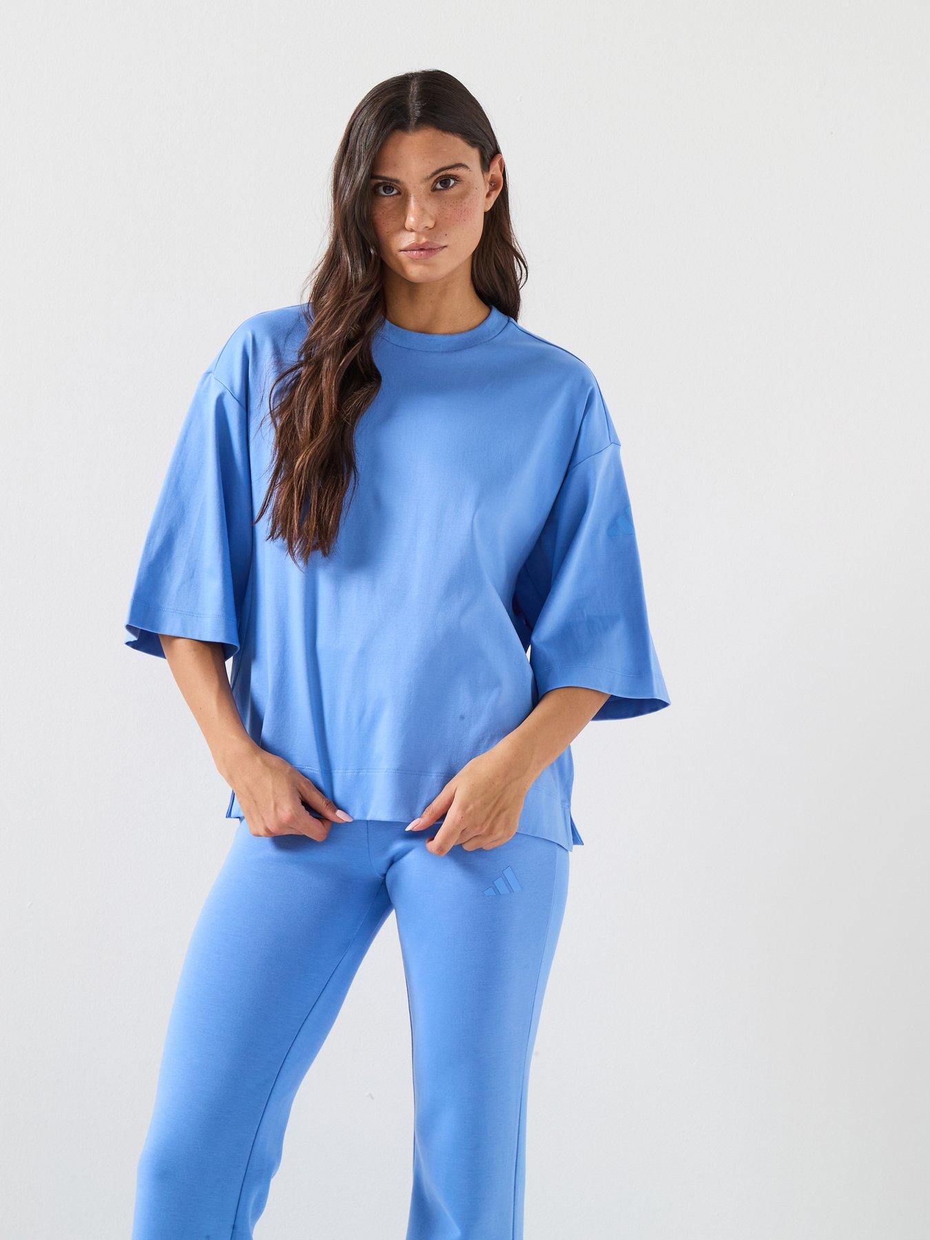 adidas Sportswear Women's All Szn Soft Lux Loose T-Shirt - Blue