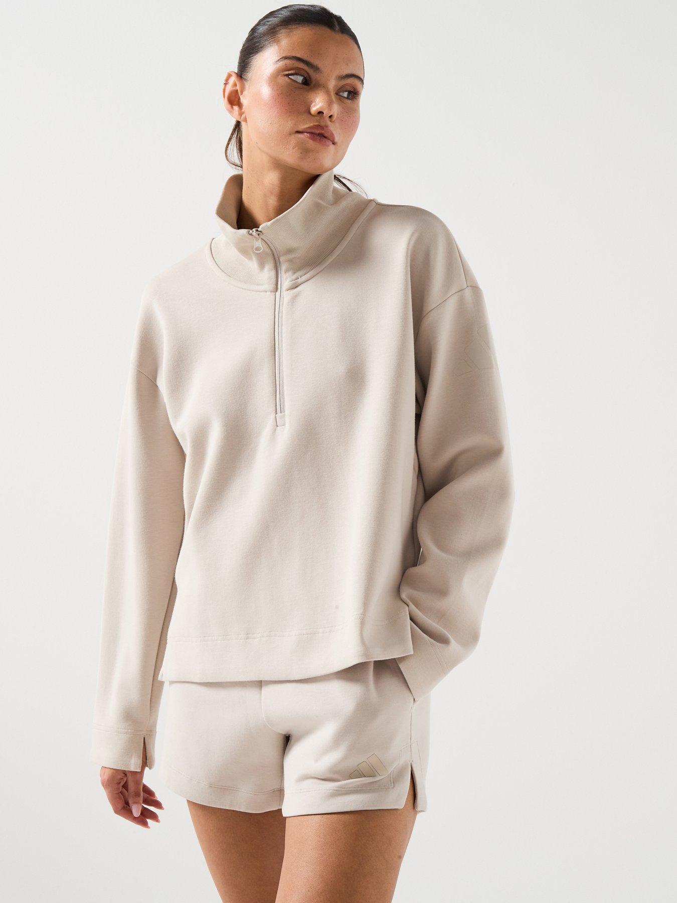 adidas Sportswear Women's All Szn Soft Lux Quarter Zip - Grey