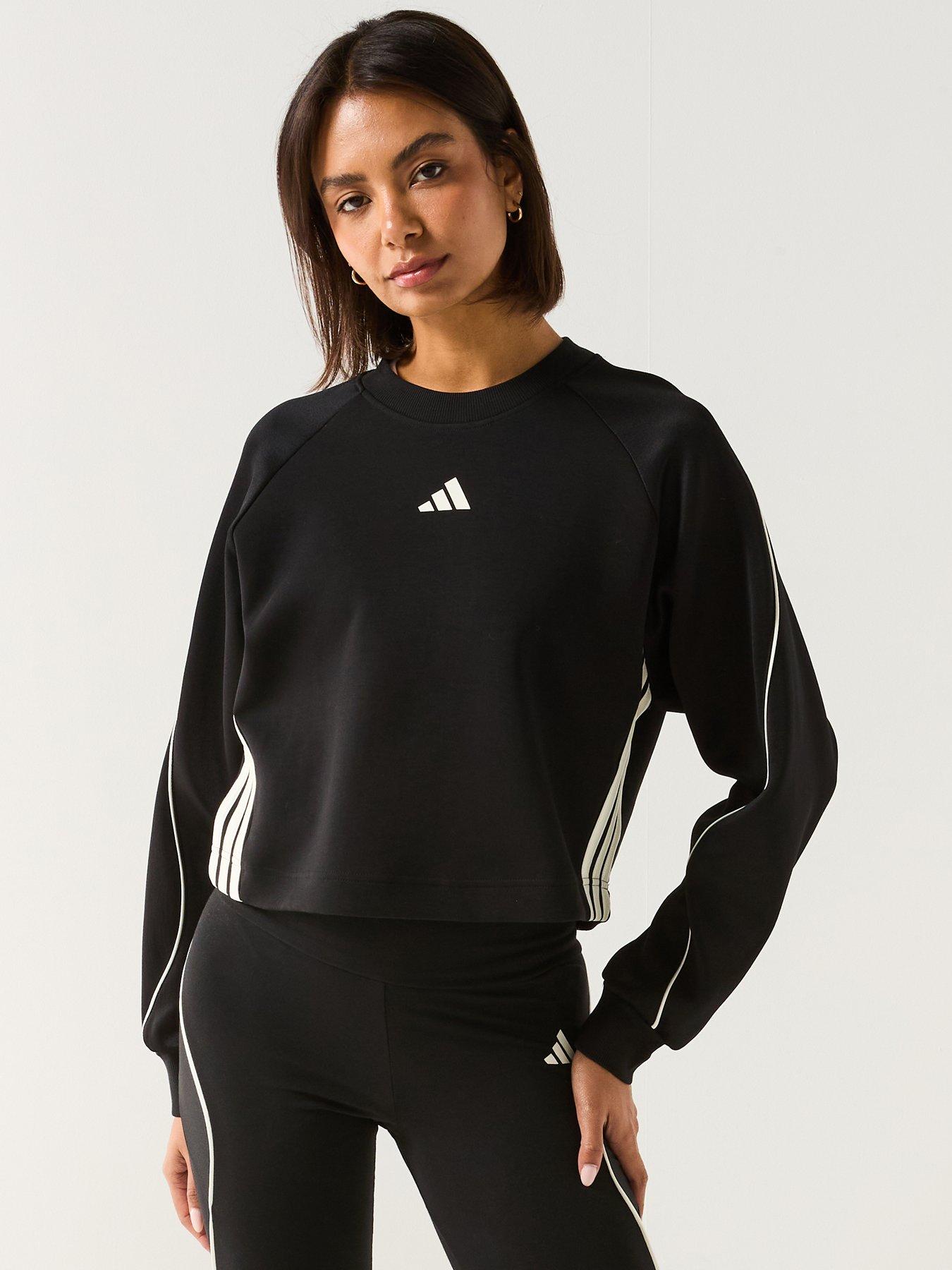 adidas-sportswear-womens-stadium-3-stripesnbspsweatshirtnbsp-black