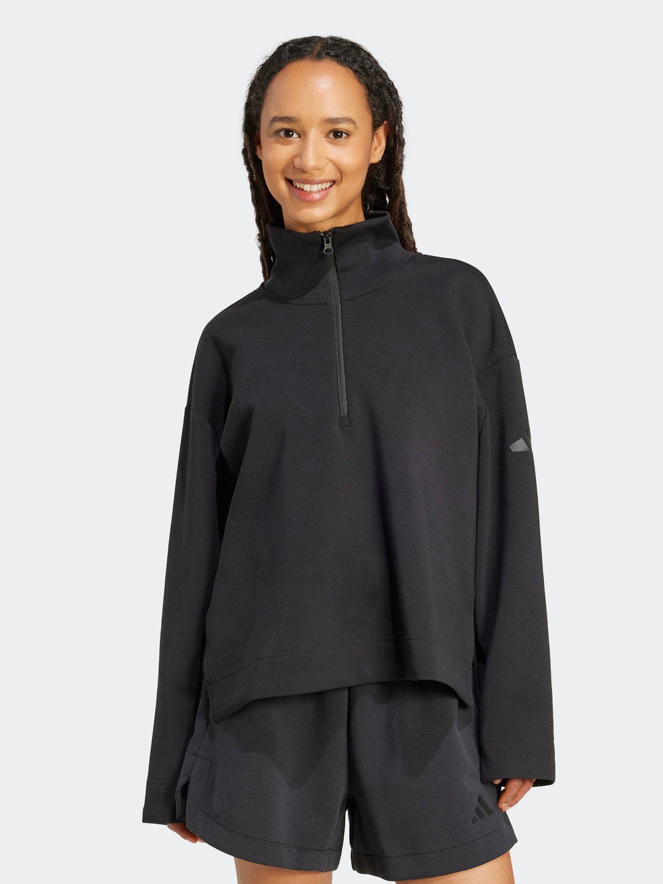 adidas Sportswear Women's All Szn Soft Lux Quarter Zip - Black