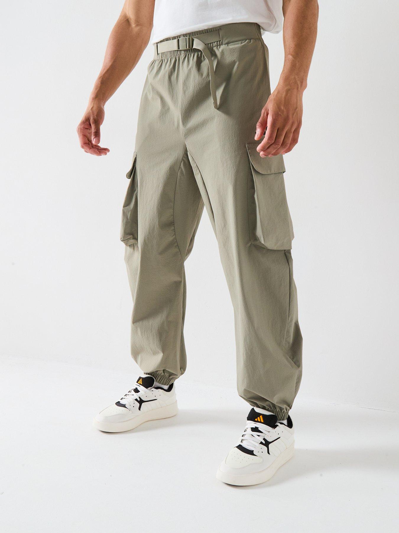 adidas Sportswear Men's City Tech Windbreaker Pants - Green