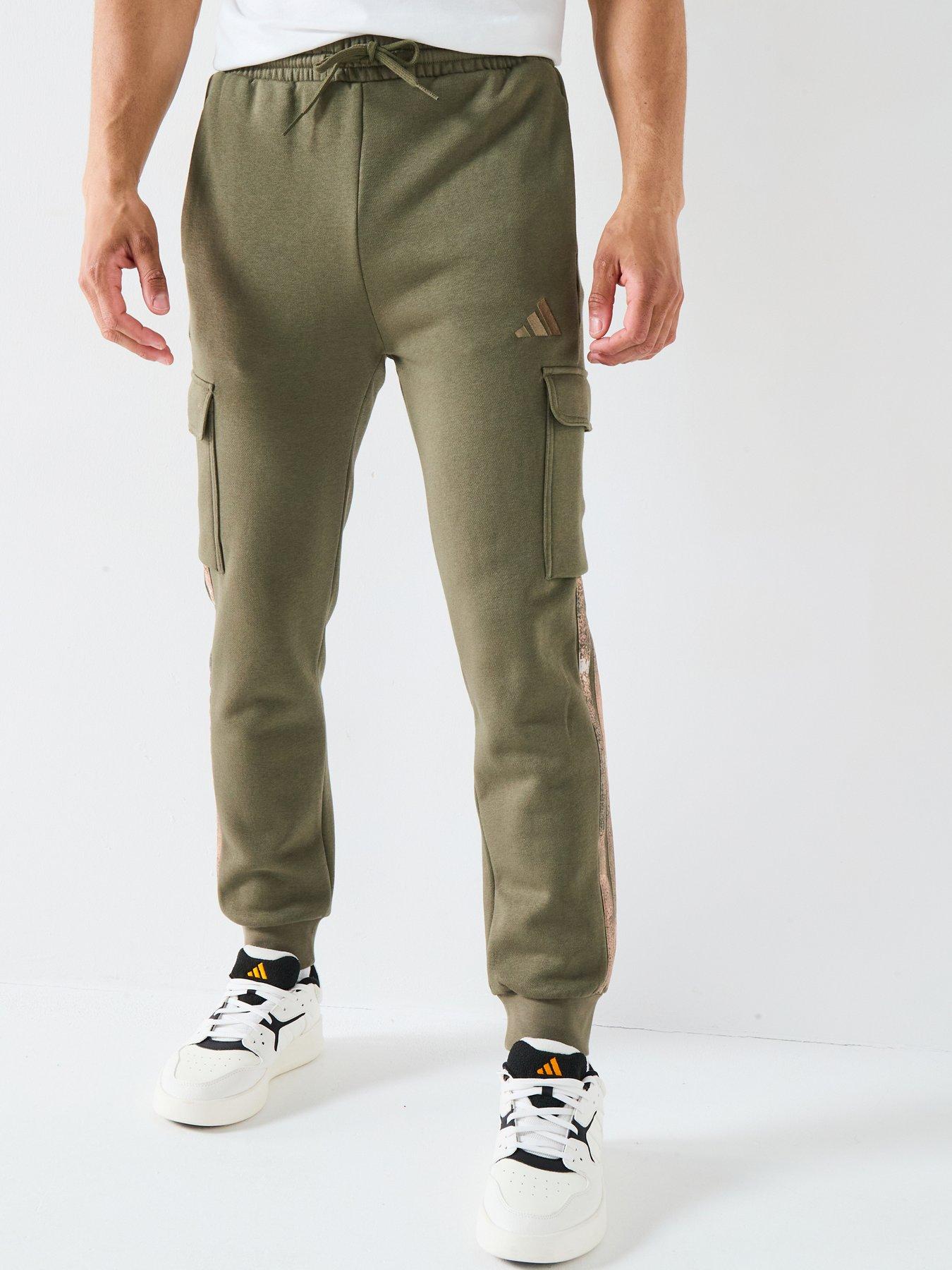 adidas Sportswear Men's Aop Colourblock Pants - Green