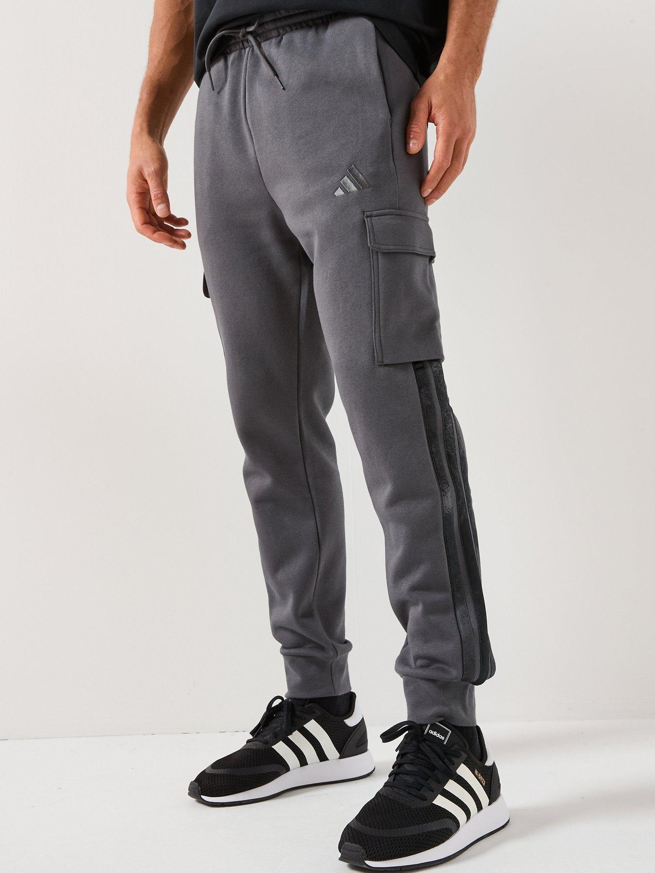 adidas Sportswear Men's Aop Colourblock Pants - Grey