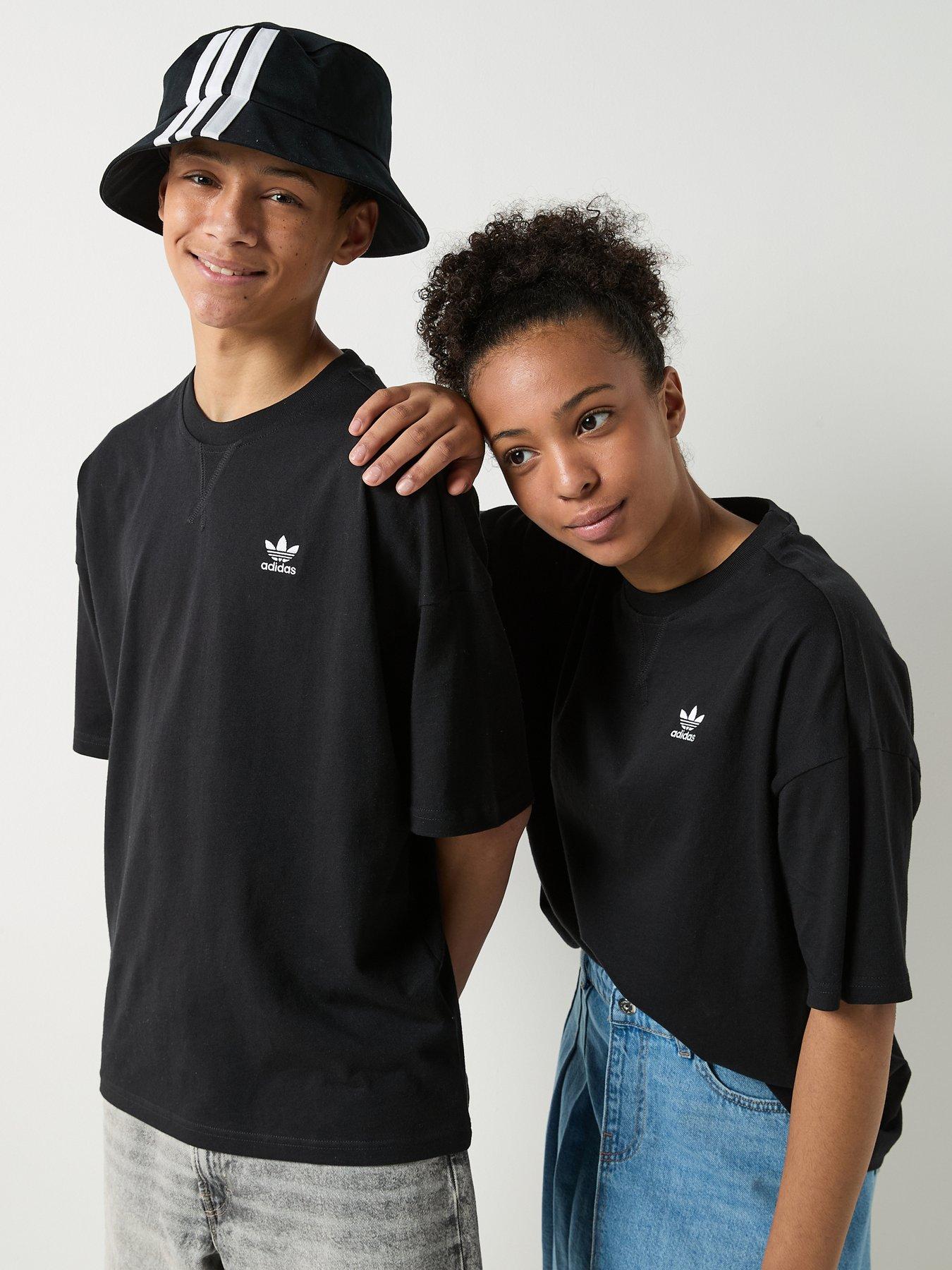 adidas Originals Junior Unisex Trefoil Essentials T-shirt - Black