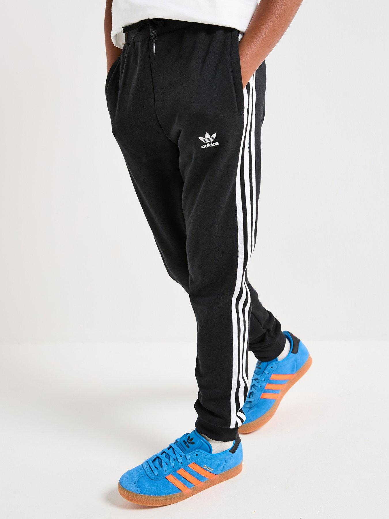 adidas Originals Junior Unisex Trefoil Joggers- Black