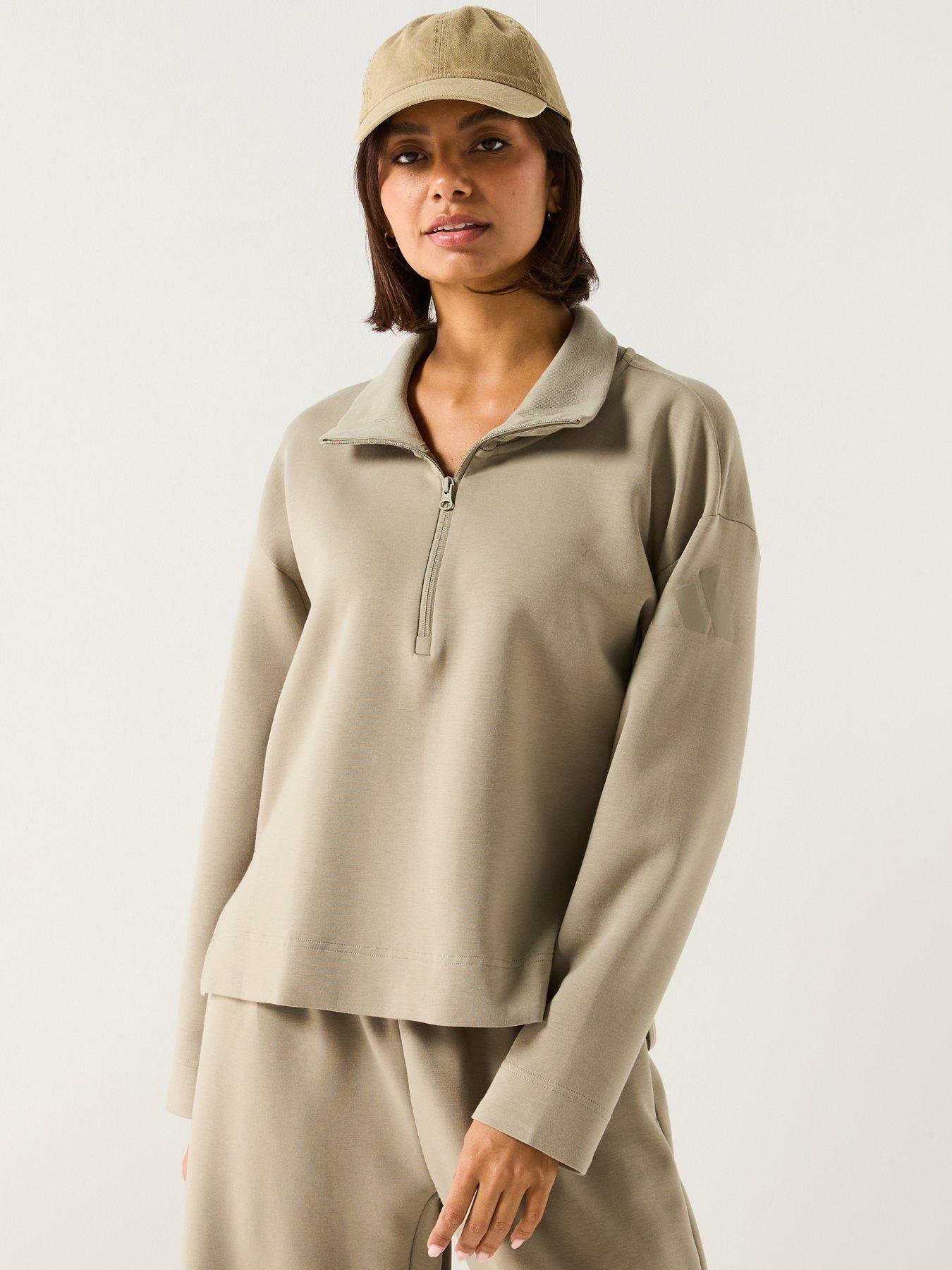 adidas Sportswear Women's All Szn Soft Lux Quarter Zip - Green