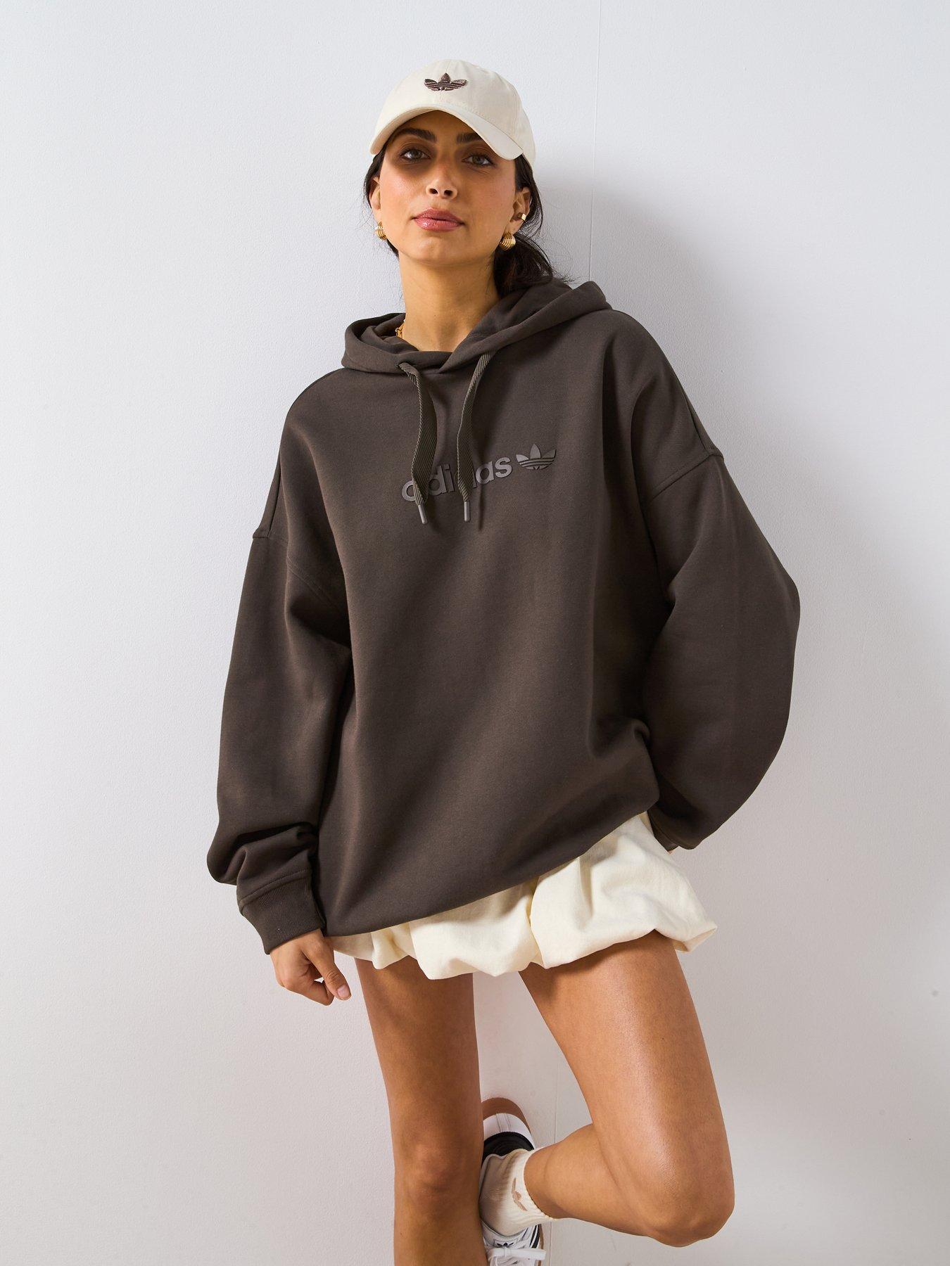 adidas Originals Women's Essential Linear Hoodie - Green